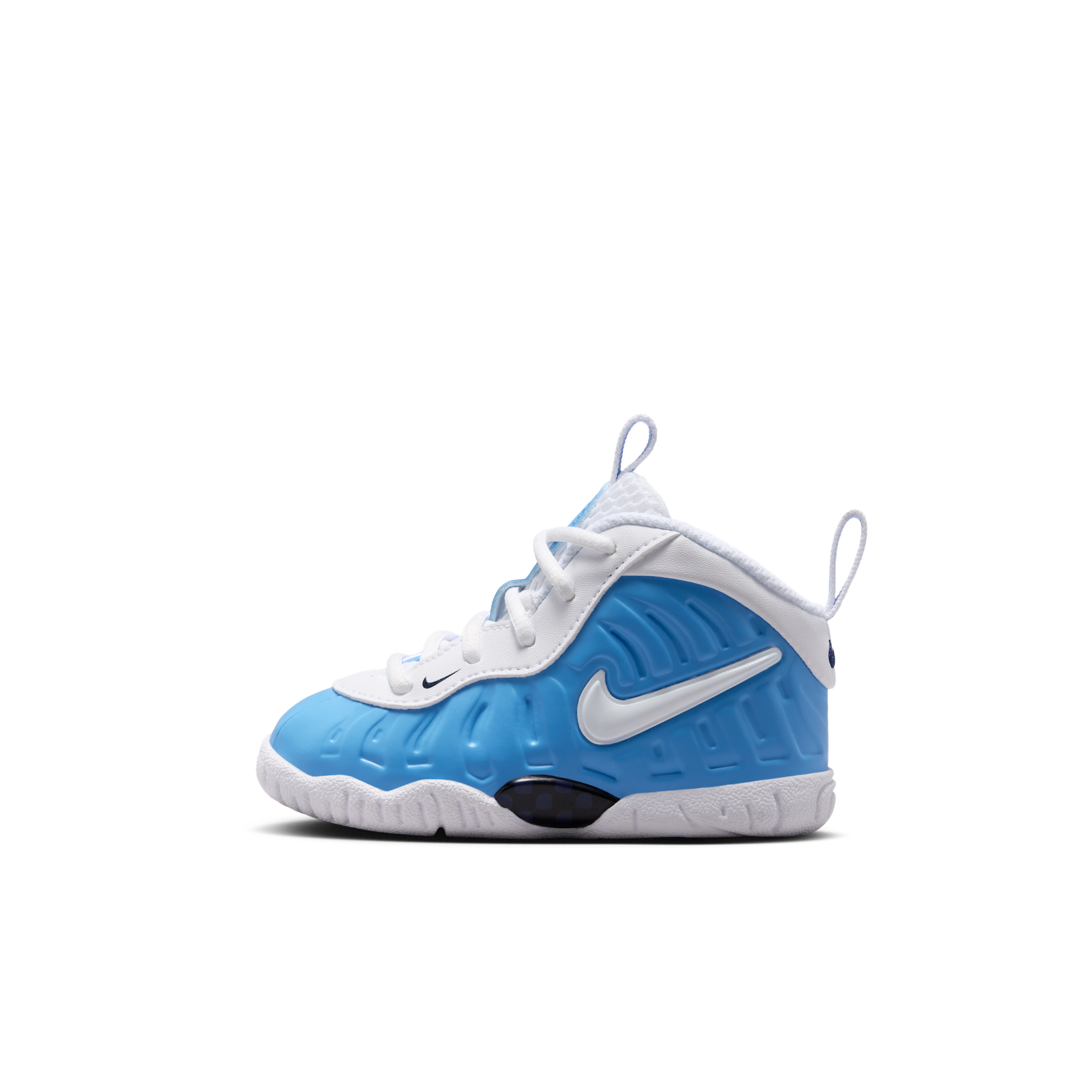 Boys Nike Little Posite Pro - Boys' Toddler Basketball Shoes University Blue/White/Midnight Navy Size 09.0