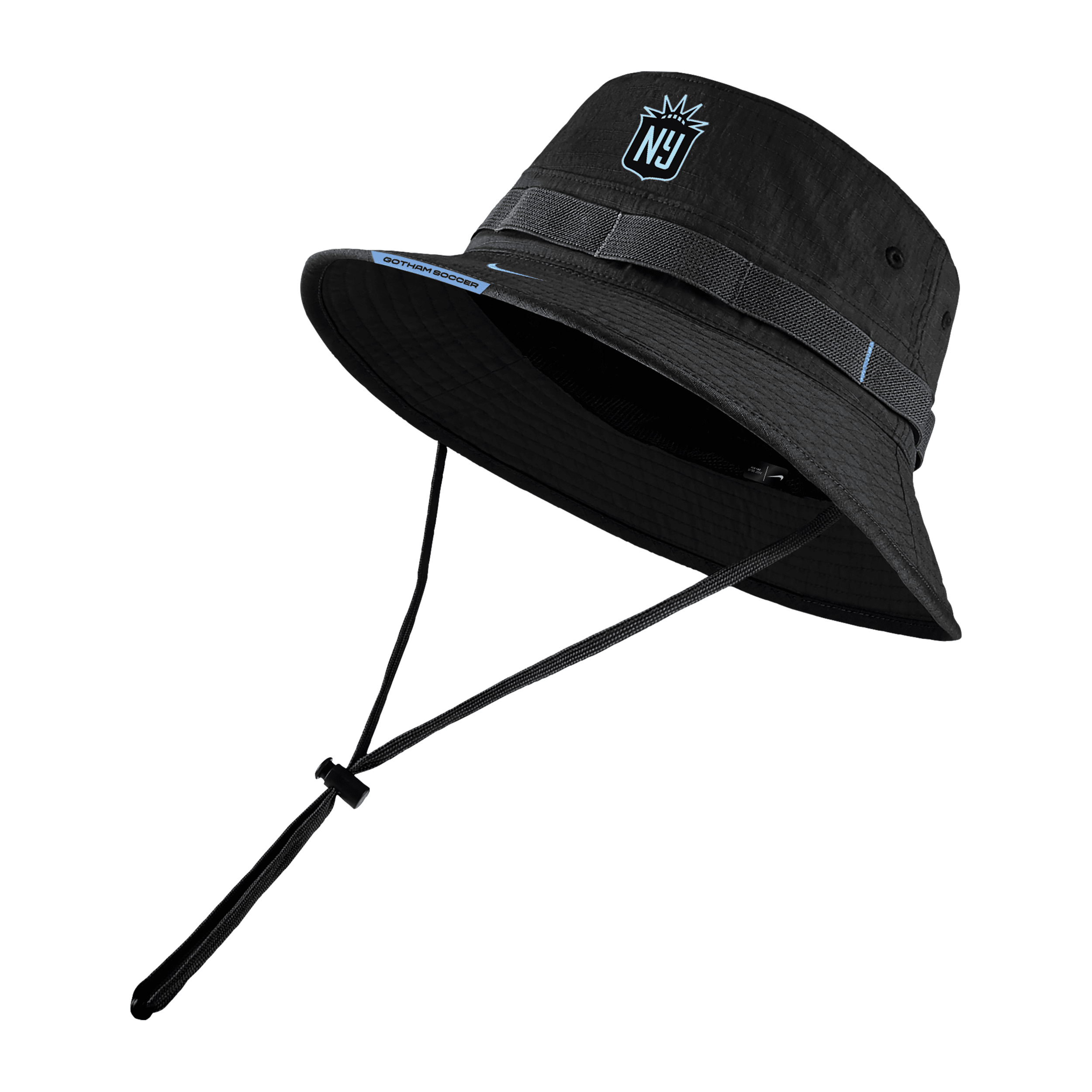 Nike Gotham Fc  Unisex Soccer Boonie Bucket Hat In Black