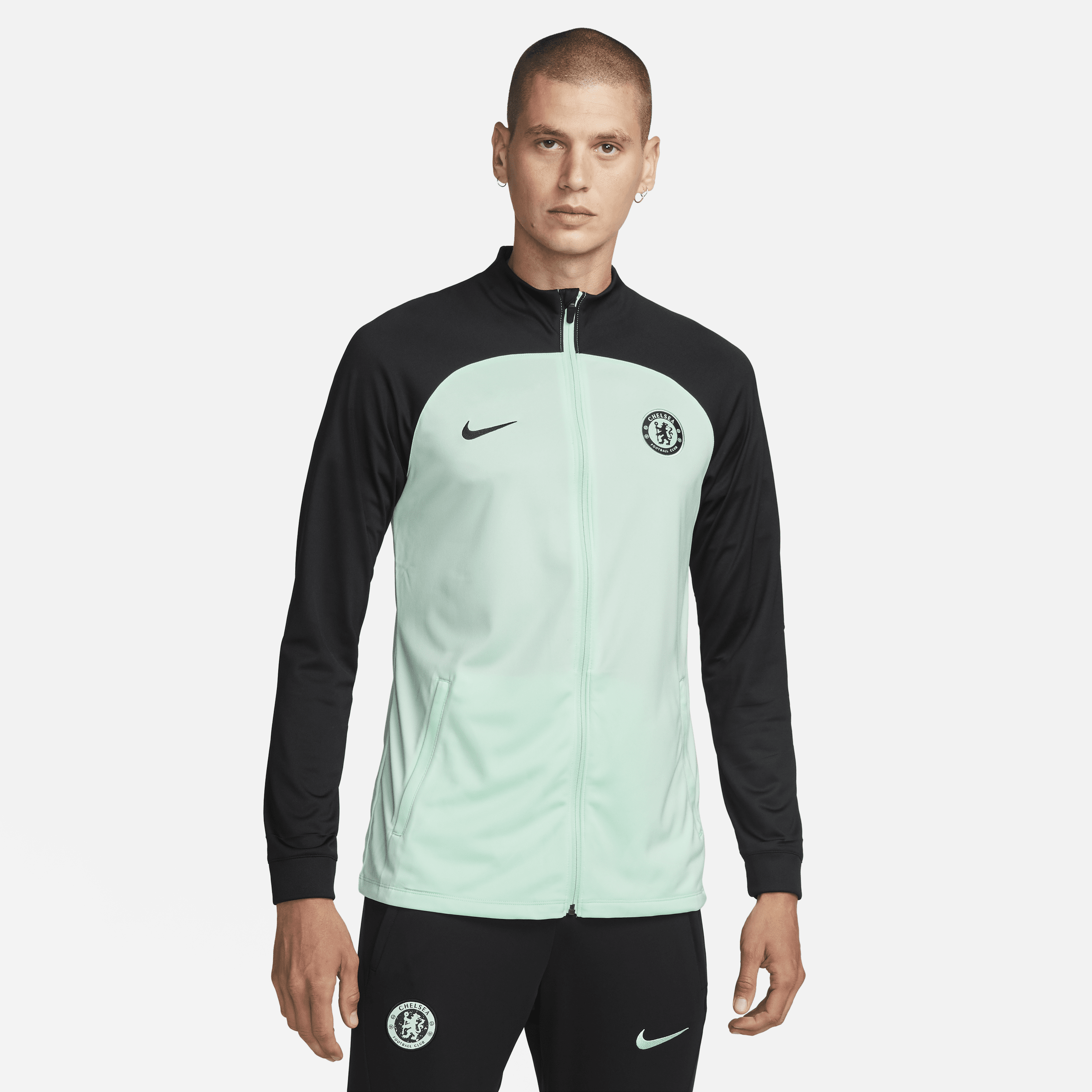 Nike Chelsea Fc Strike Third  Men's Dri-fit Soccer Knit Track Jacket In Green