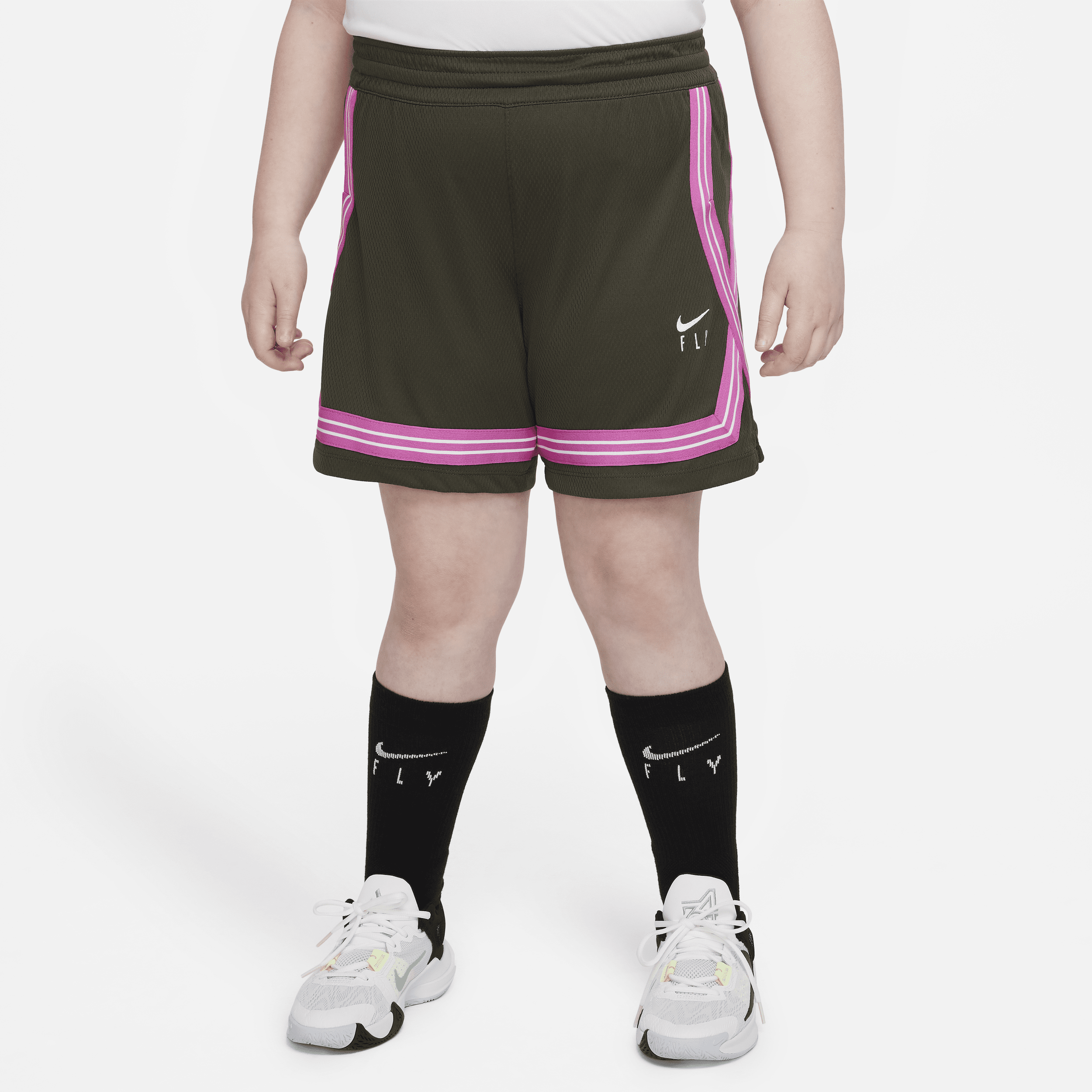Nike Dri-FIT Fly Crossover Big Kids' (Girls') Basketball Shorts (Extended  Size)
