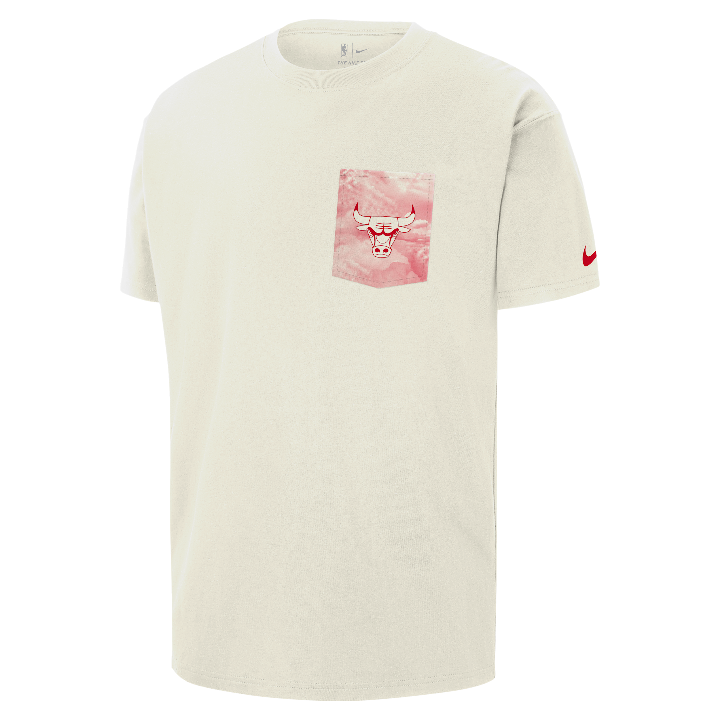 Nike Chicago Bulls Courtside  Men's Nba Max90 T-shirt In White