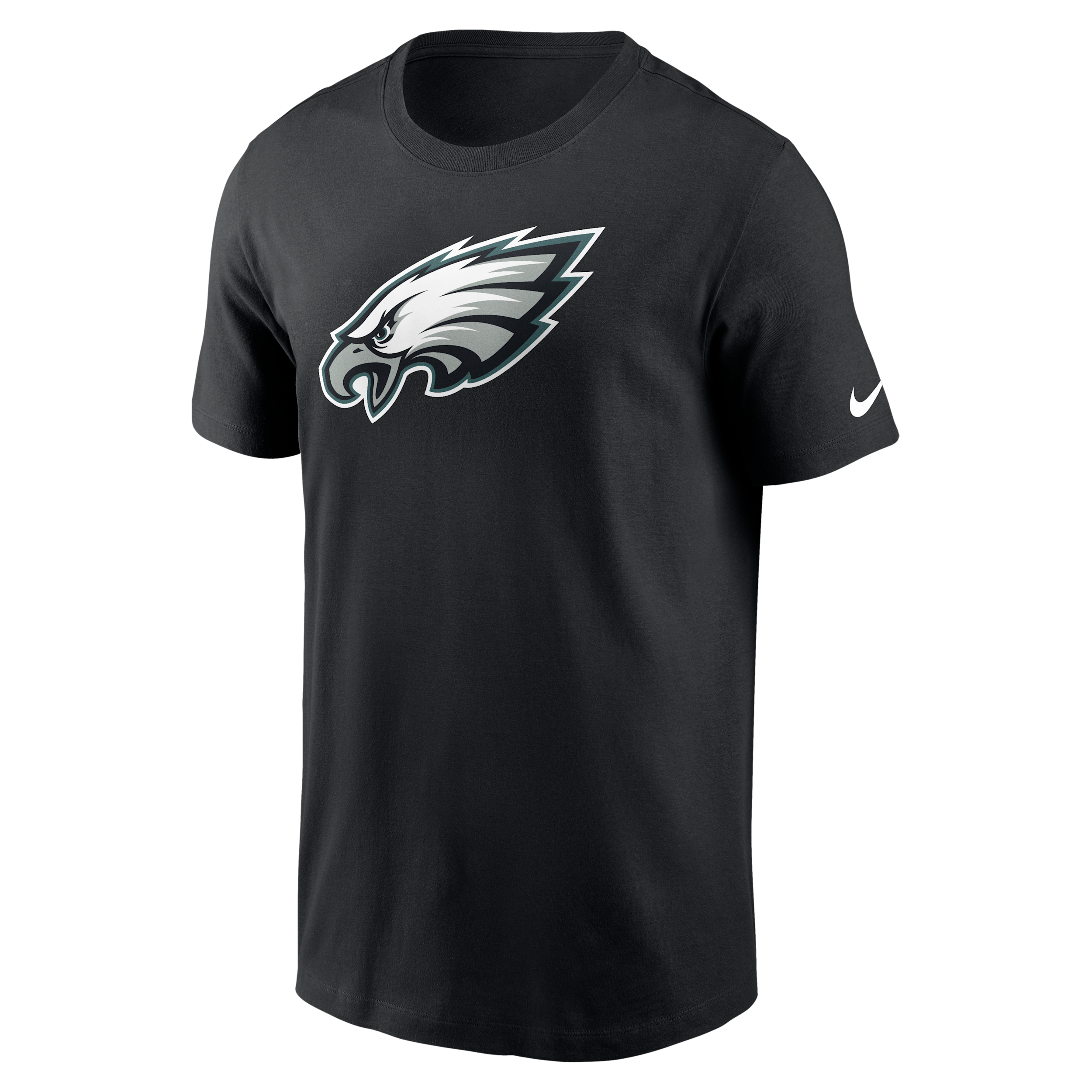 Philadelphia Eagles Logo Essential Nike Men's NFL T-Shirt in Black | N19900A86-UXR
