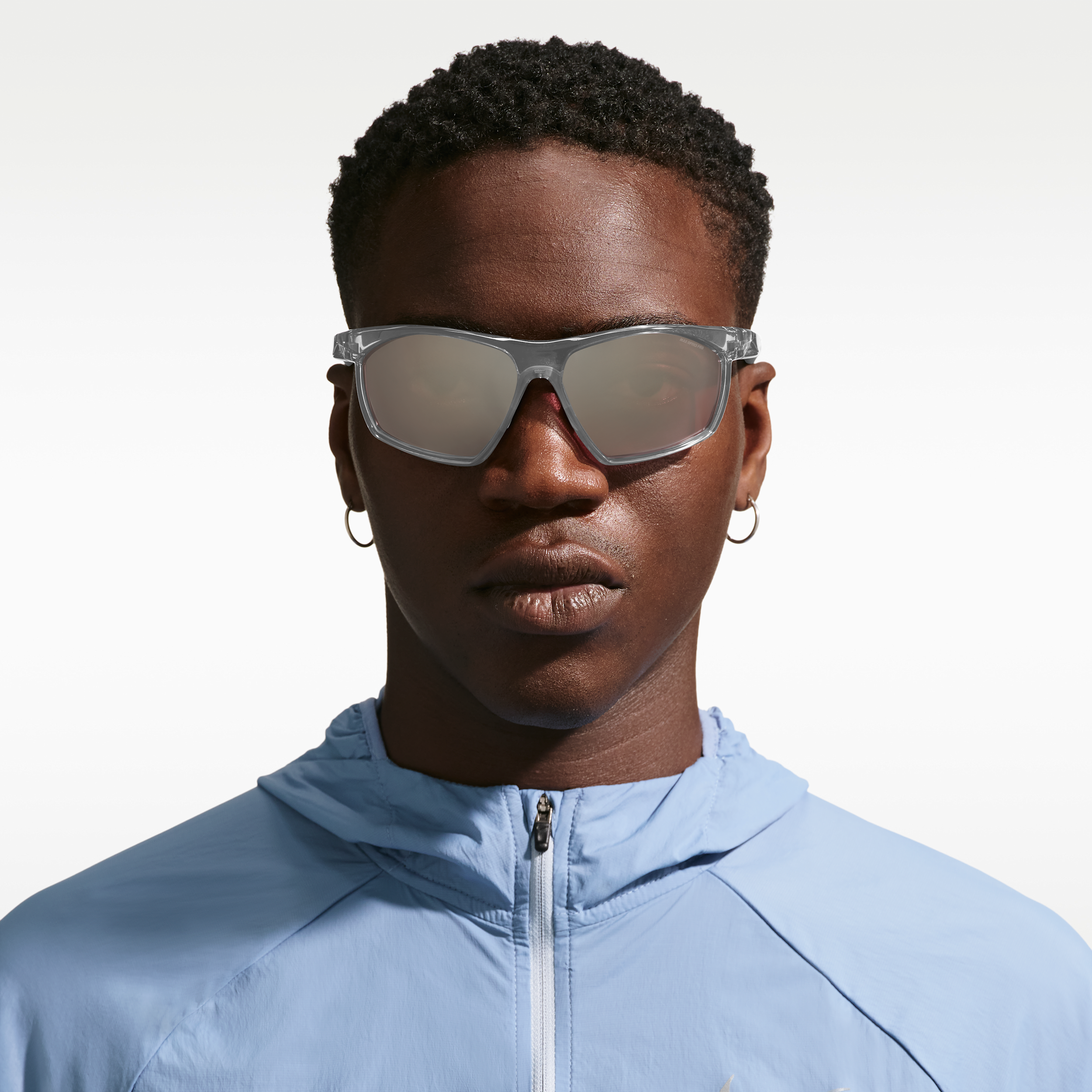 Nike WINDTRACK HEAT E IQ7271X 925 Men's Sunglasses Grey Size 66