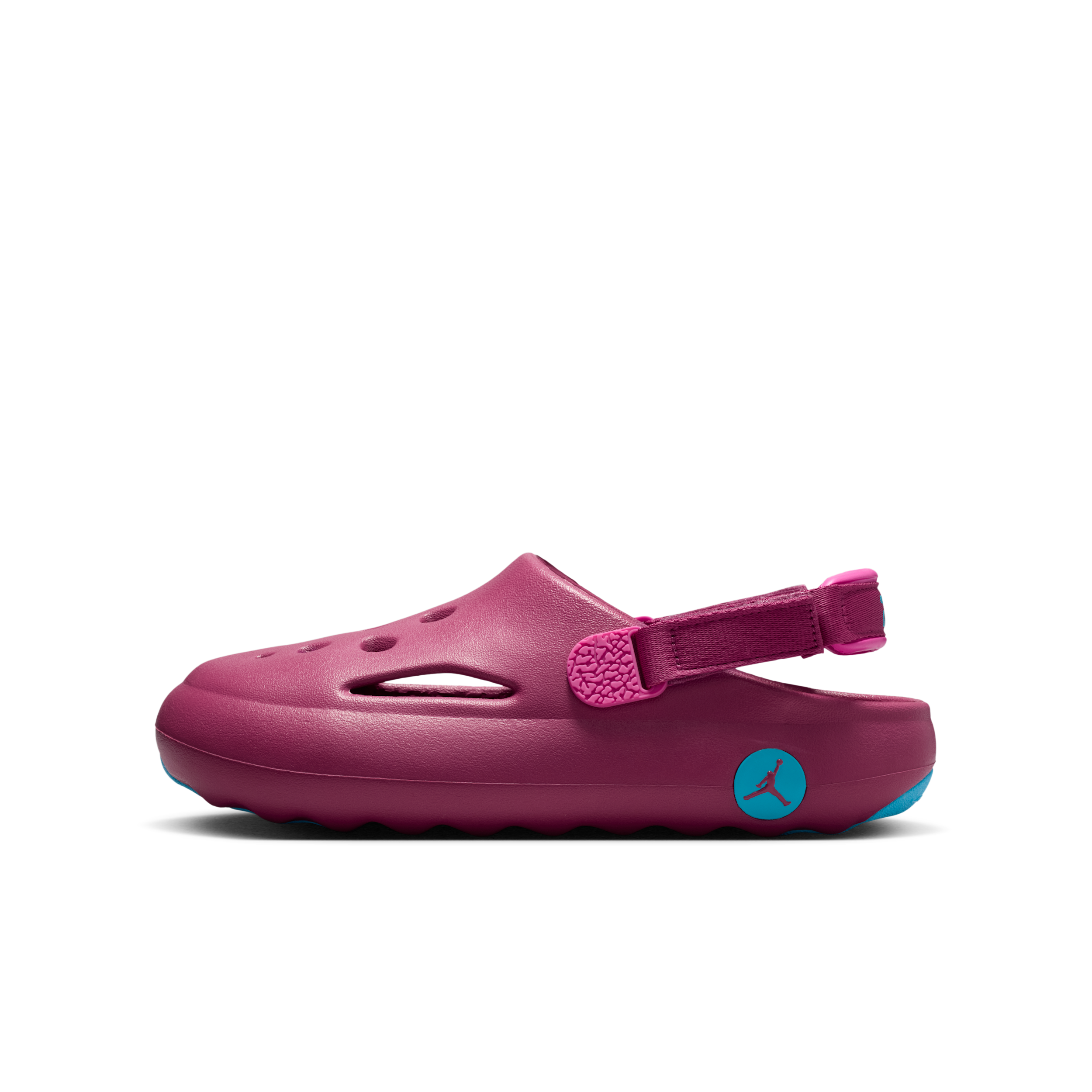 Jordan Hydrip Big Kids' Sandals in Purple | HF5981-604