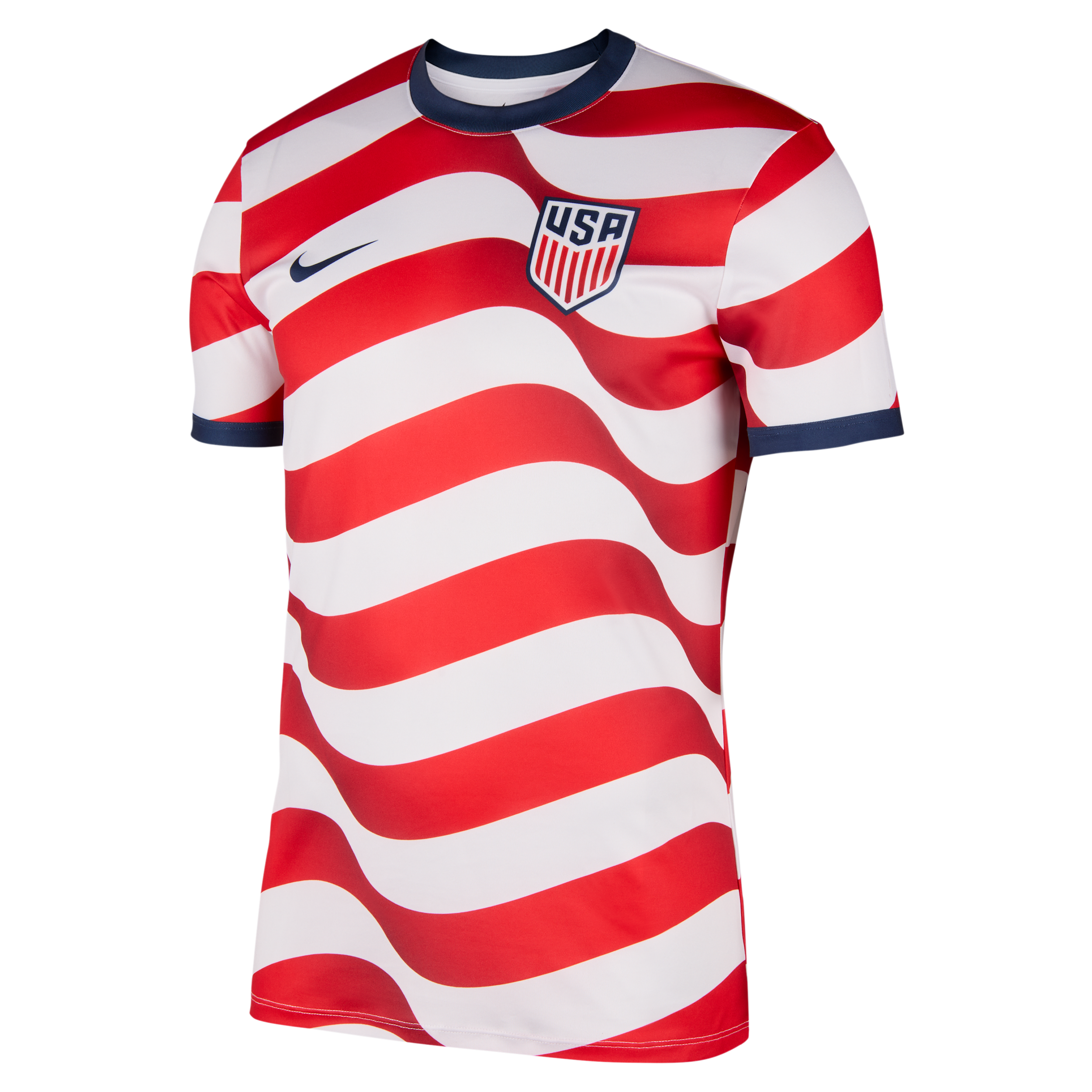 USMNT Nike Men's Soccer Short-Sleeve Supporter's Top in White | JU1495-133
