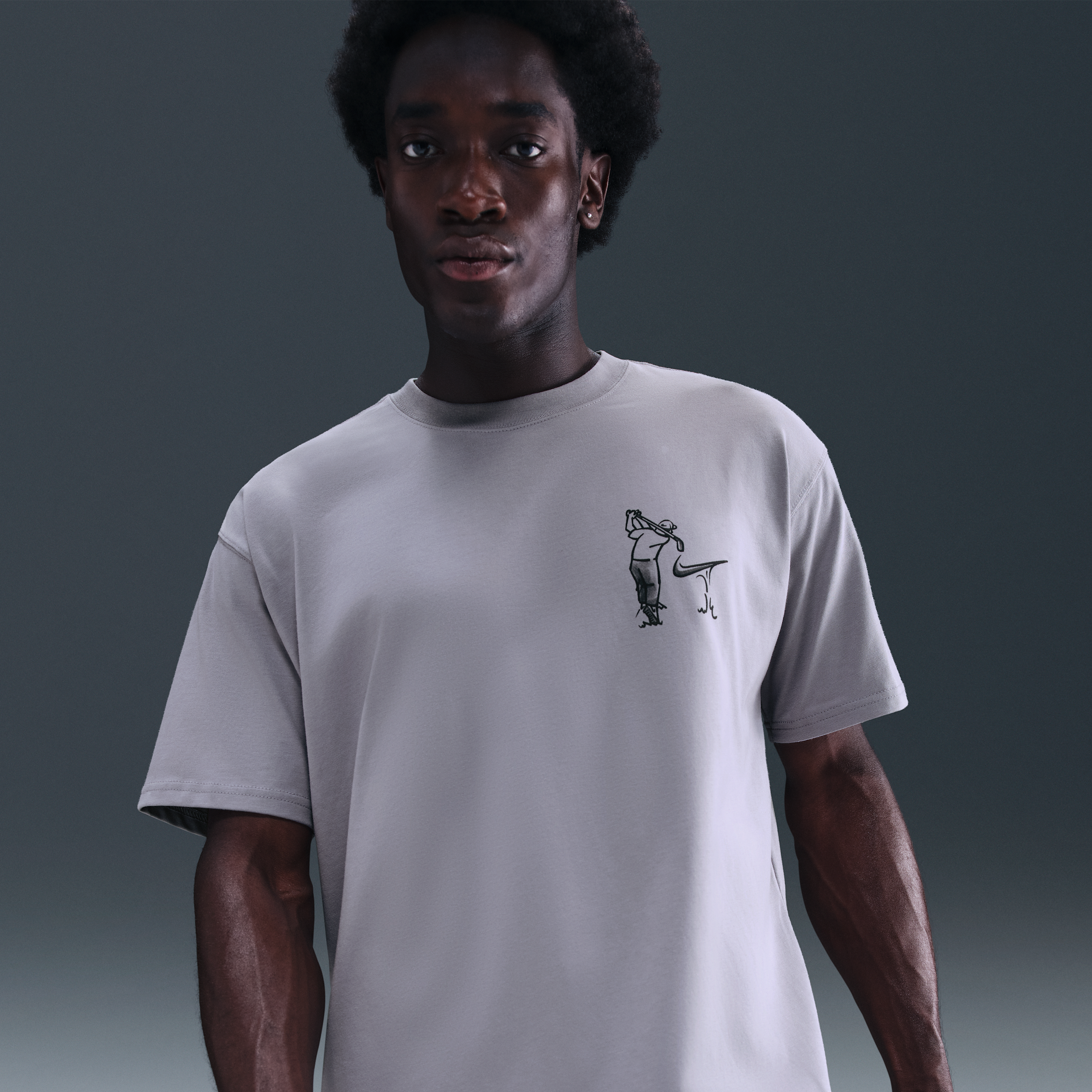 Nike Men's Max90 Golf T-shirt In Gray