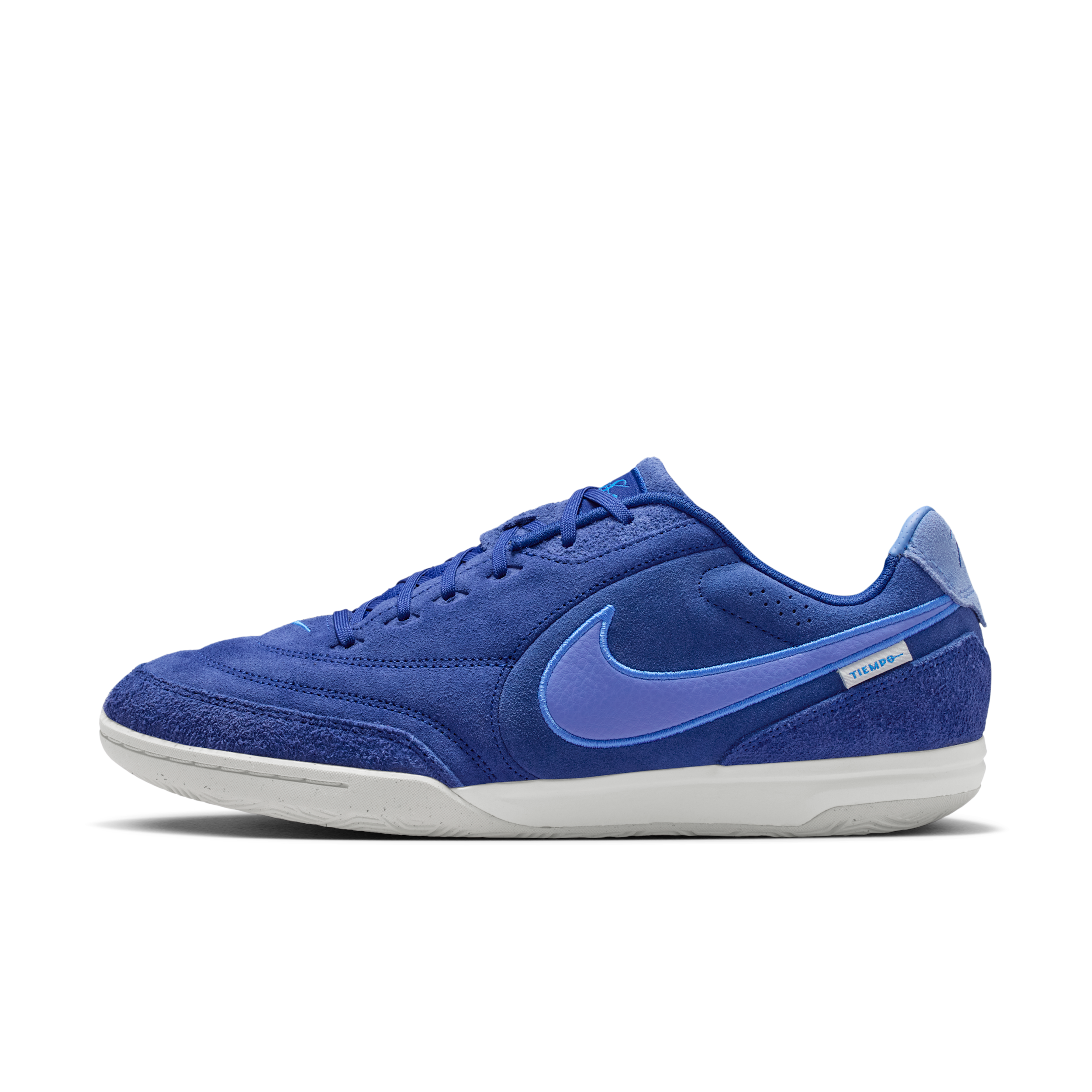 Nike Men's Tiempo Streetgato PRM Indoor/Court Low-Top Soccer Shoes in Blue | HV3493-444