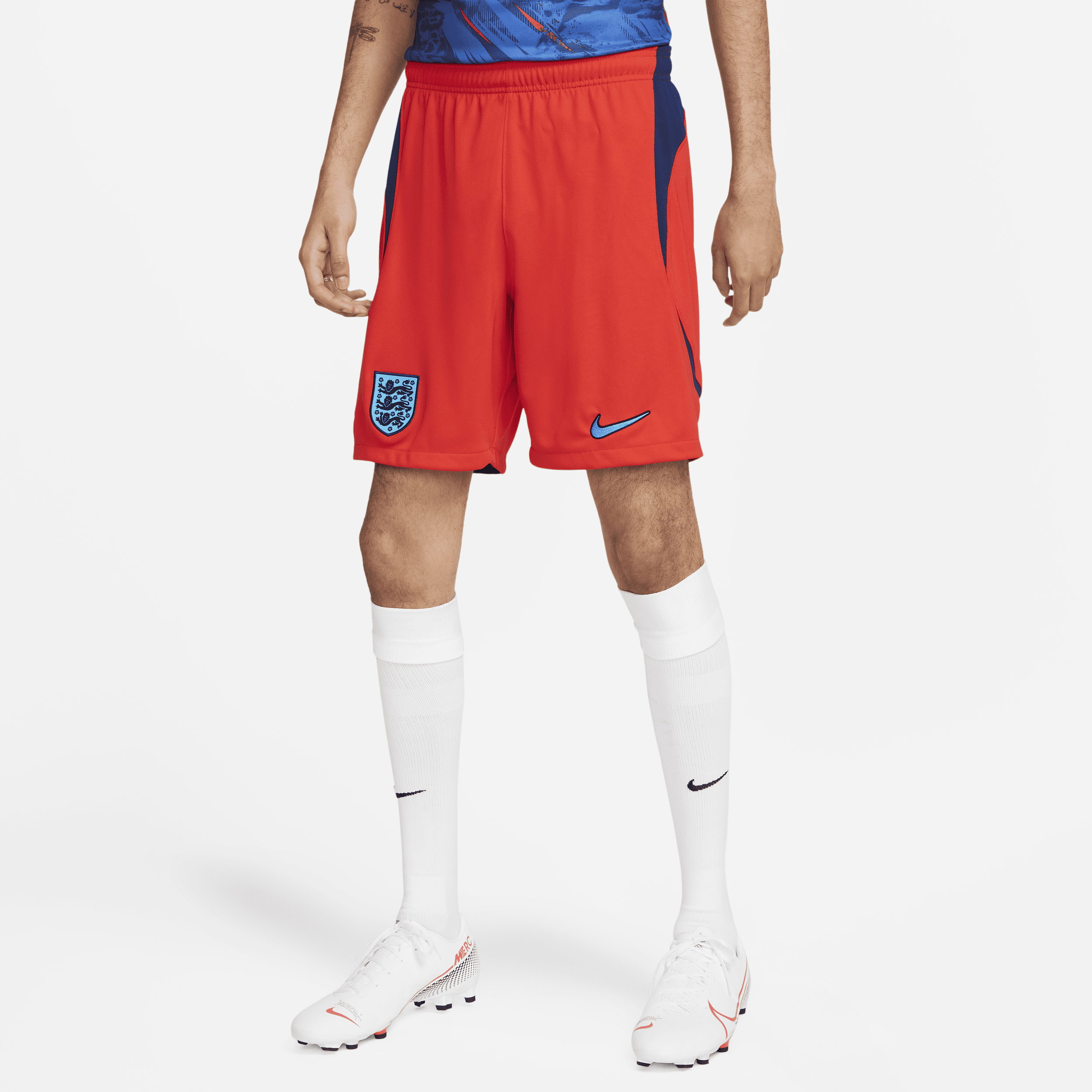 Shop Nike England 2022/23 Stadium Away  Men's Dri-fit Soccer Shorts In Red
