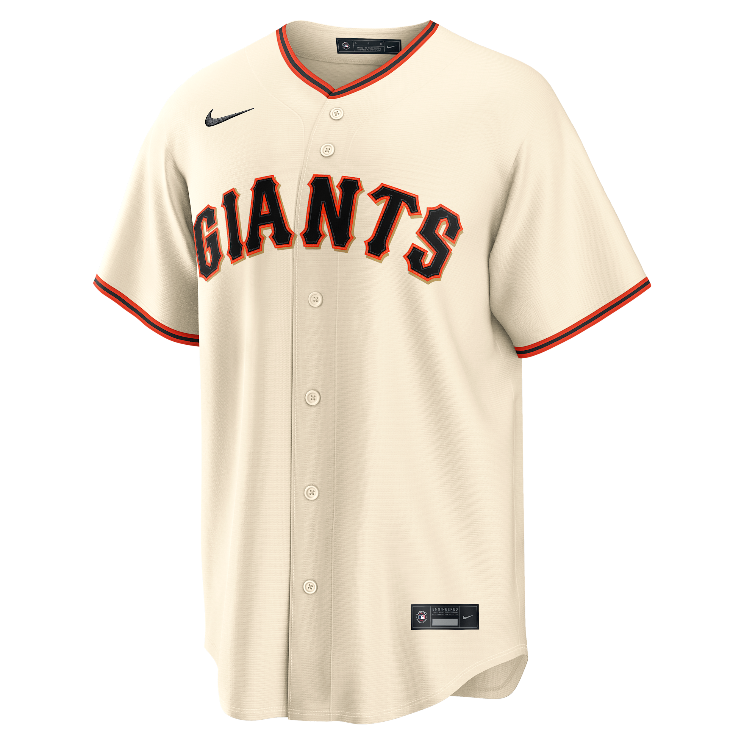 San Francisco Giants Nike Men's MLB Replica Jersey in White | RP26GIHOGIA-PV6