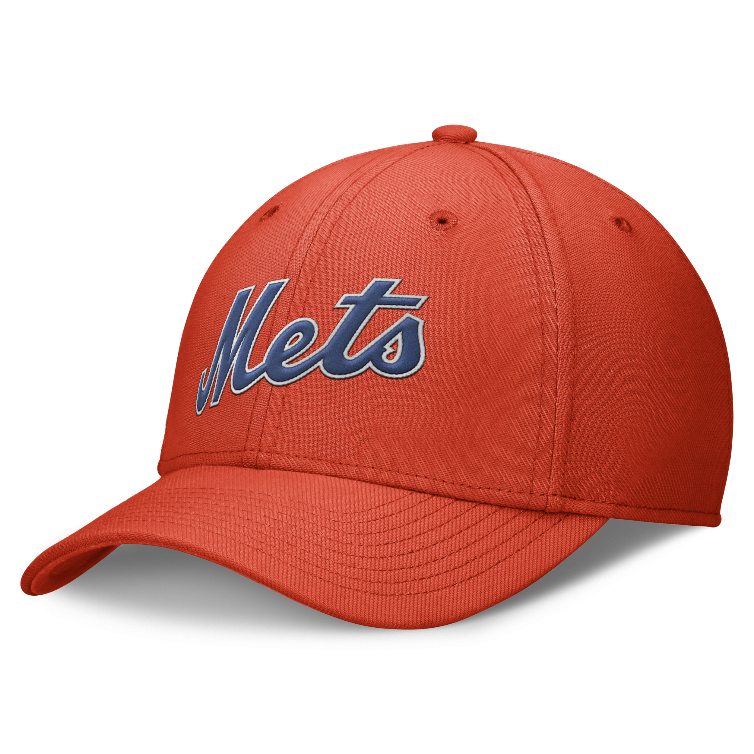 Shop Nike New York Mets Evergreen Swoosh  Men's Dri-fit Mlb Hat In Orange