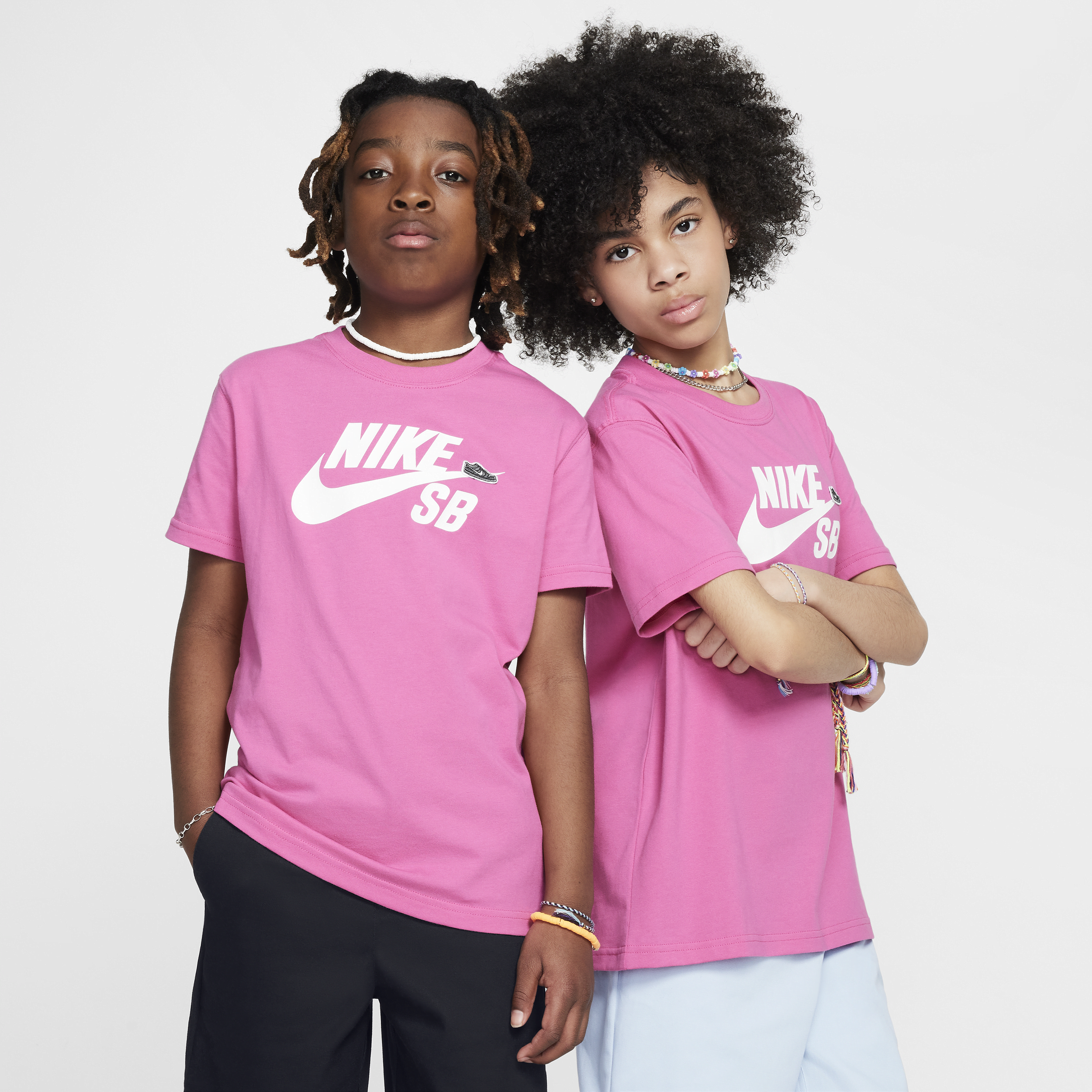 Shop Nike Sb Big Kids' T-shirt In Red
