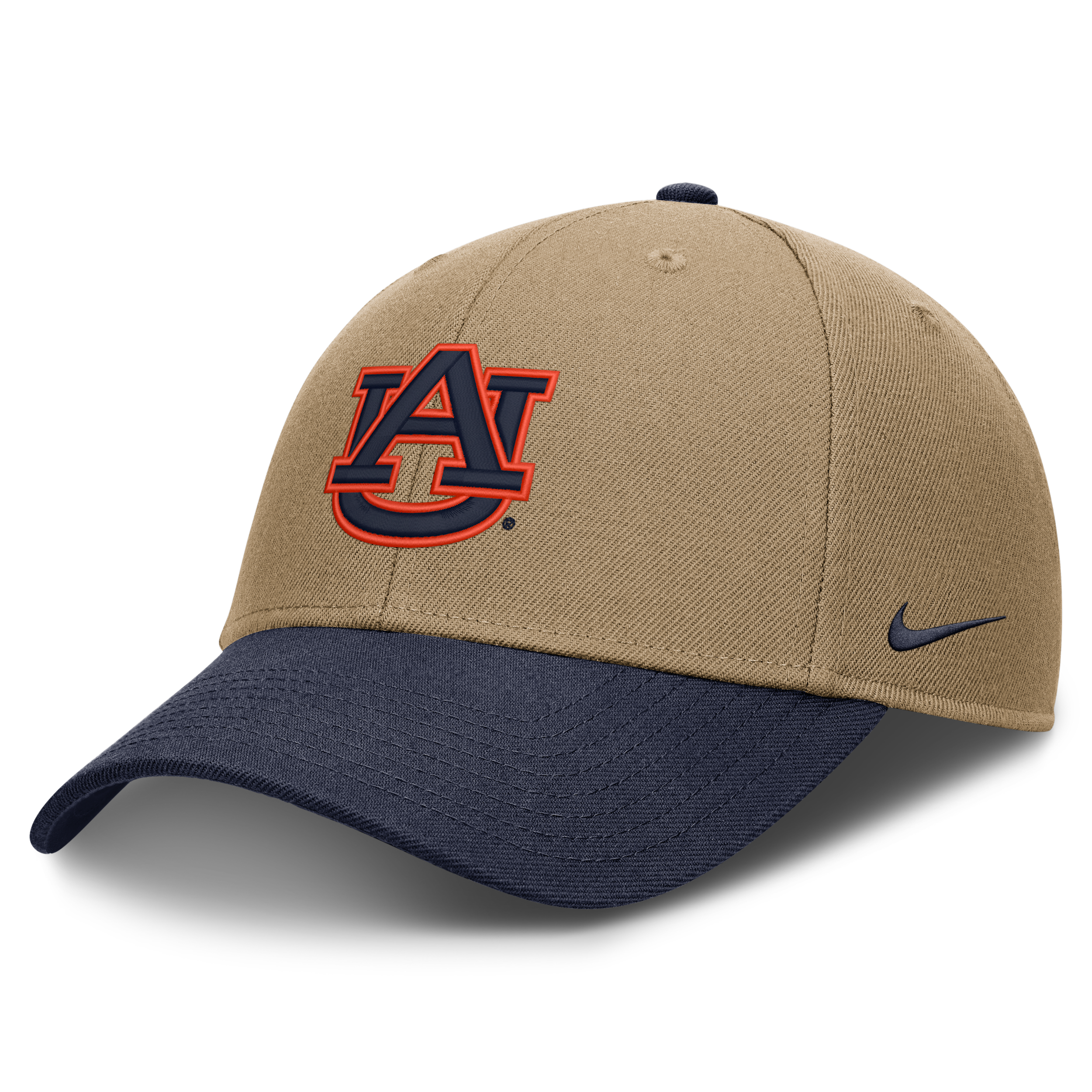 Auburn Primetime Rise Nike Unisex Dri-FIT College Trucker Adjustable Hat in Brown | NC940E8FAUN-4C4
