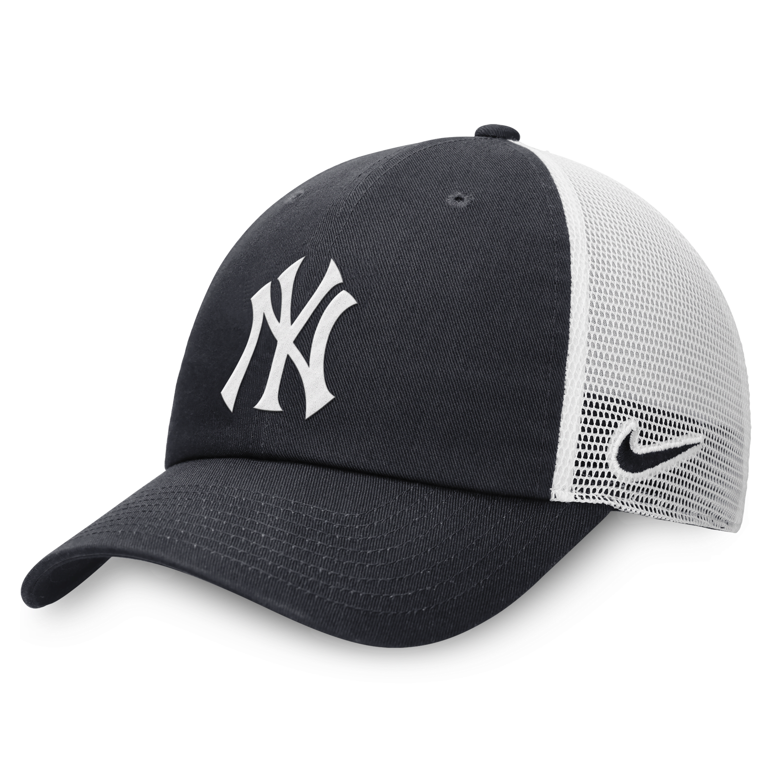 Nike New York Yankees Evergreen Club  Men's Mlb Trucker Adjustable Hat In Blue