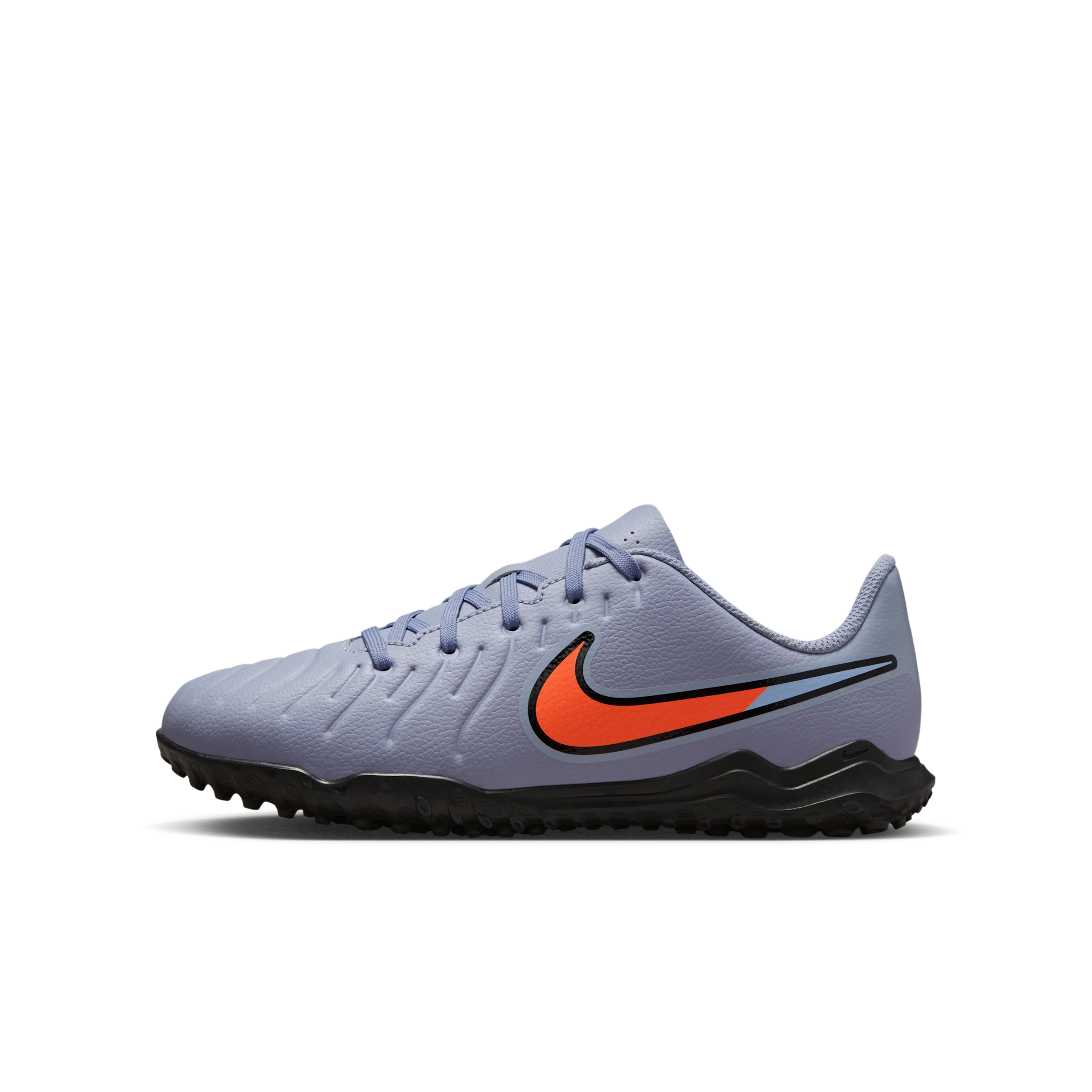 Nike Jr. Tiempo Legend 10 Club Little/big Kids' Turf Low-top Soccer Shoes In Gray
