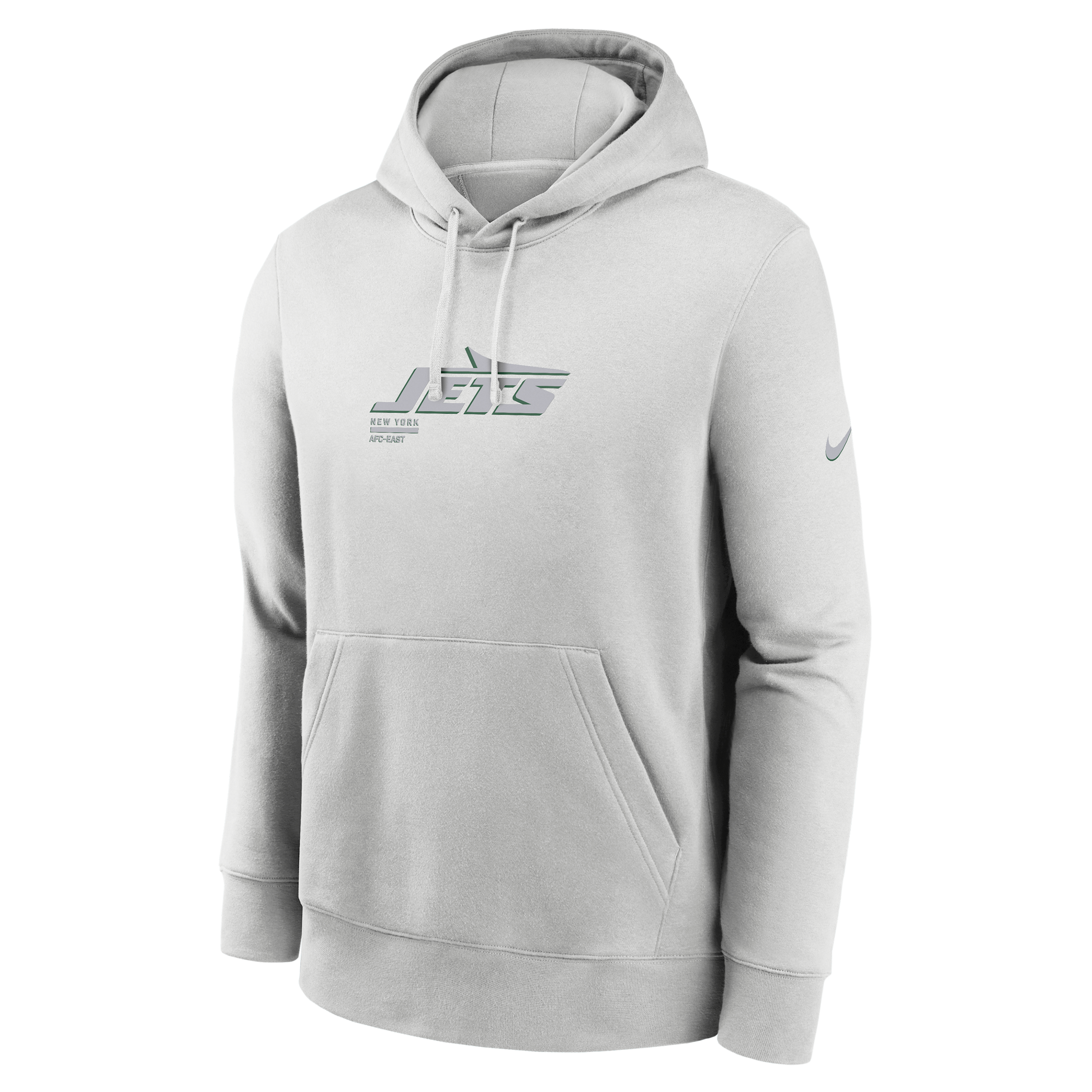 Nike Gray New York Jets Edge Pack French Terry Club Pullover Hoodie In Gray