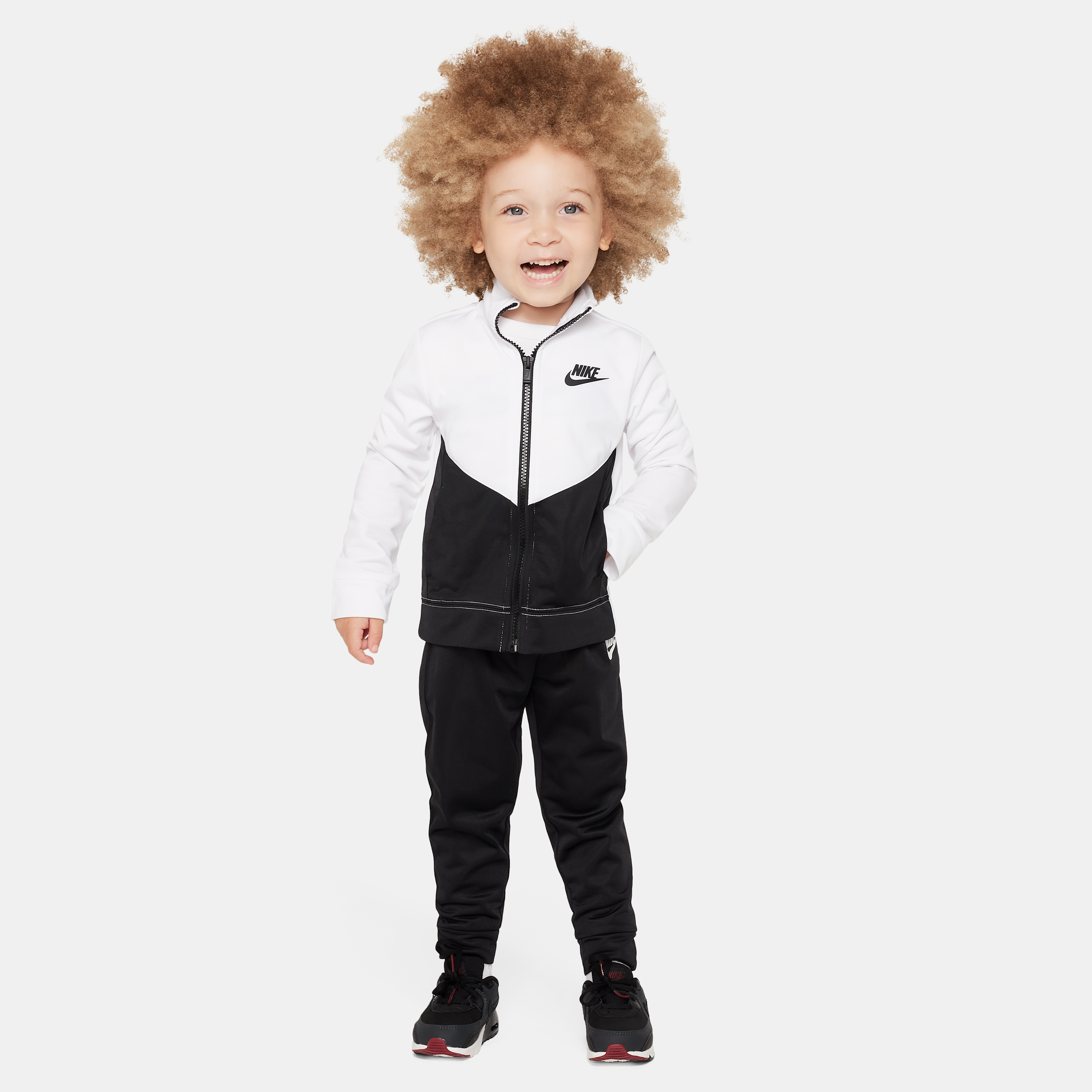Nike Core Tricot Set Toddler Tracksuit in Black 76F192-023 52$