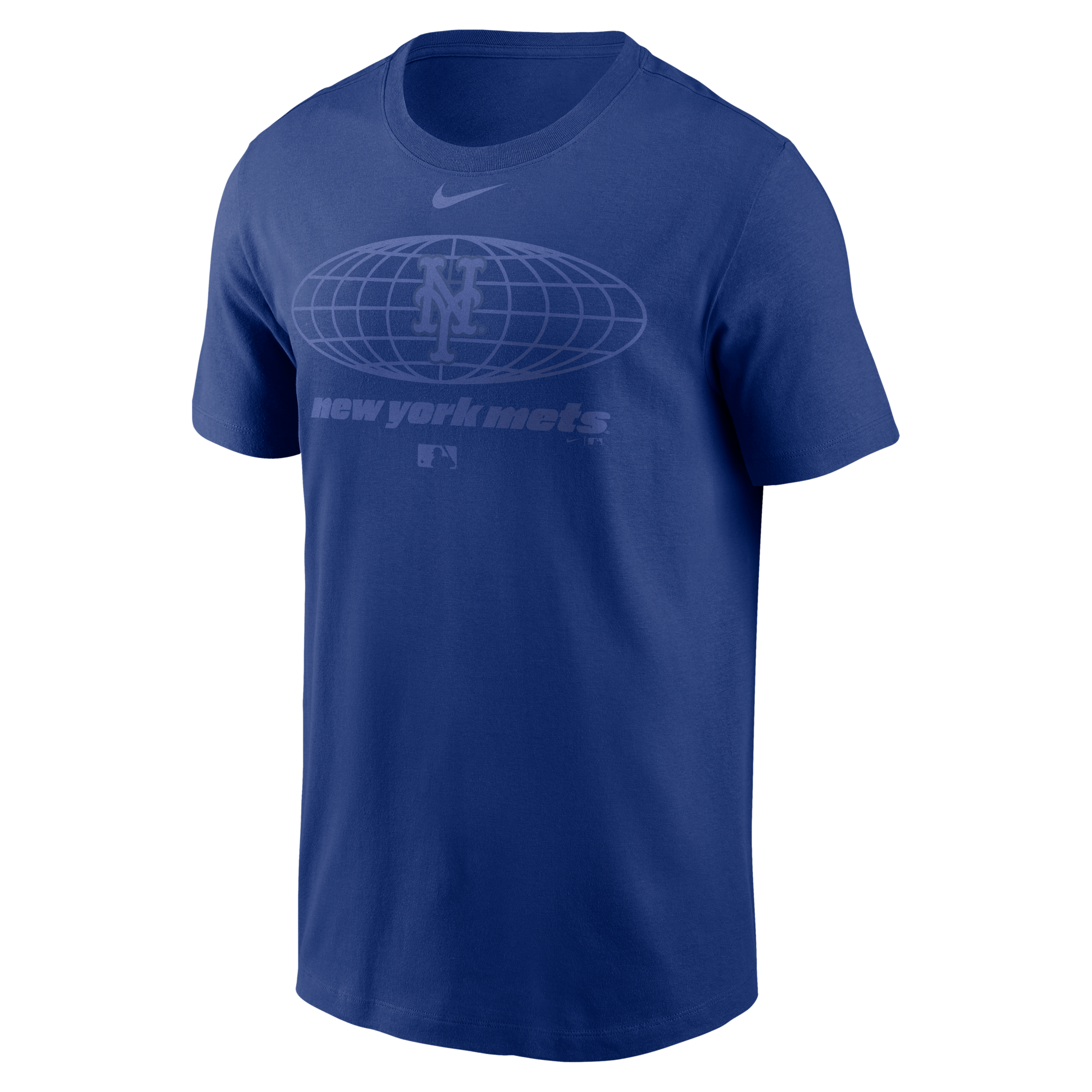 New York Mets Tonal Club Nike Men's MLB T-Shirt in Blue | N1994EWNME-8T9