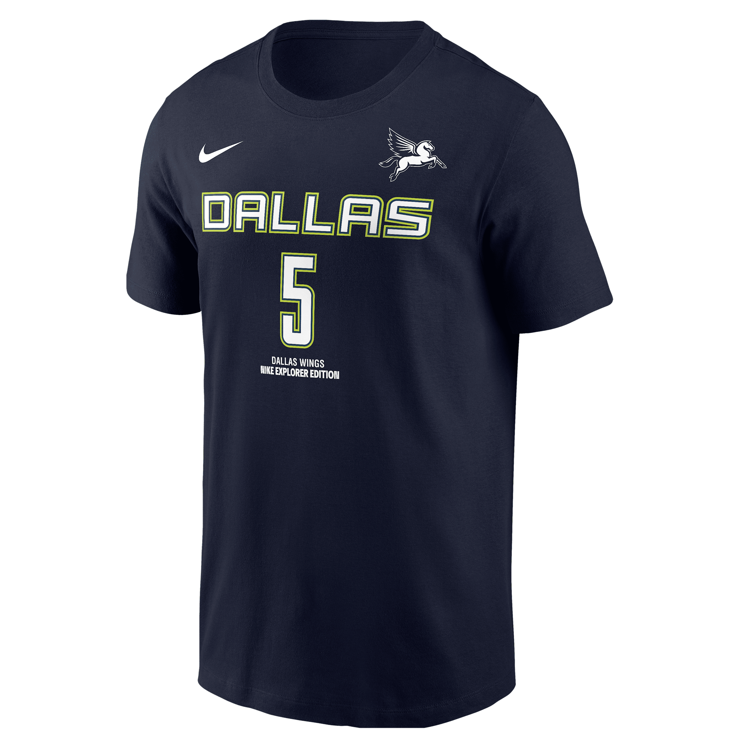 Nike Men's Paige Bueckers Navy Dallas Wings 2025 Wnba Draft Explorer Edition Name Number T-shirt