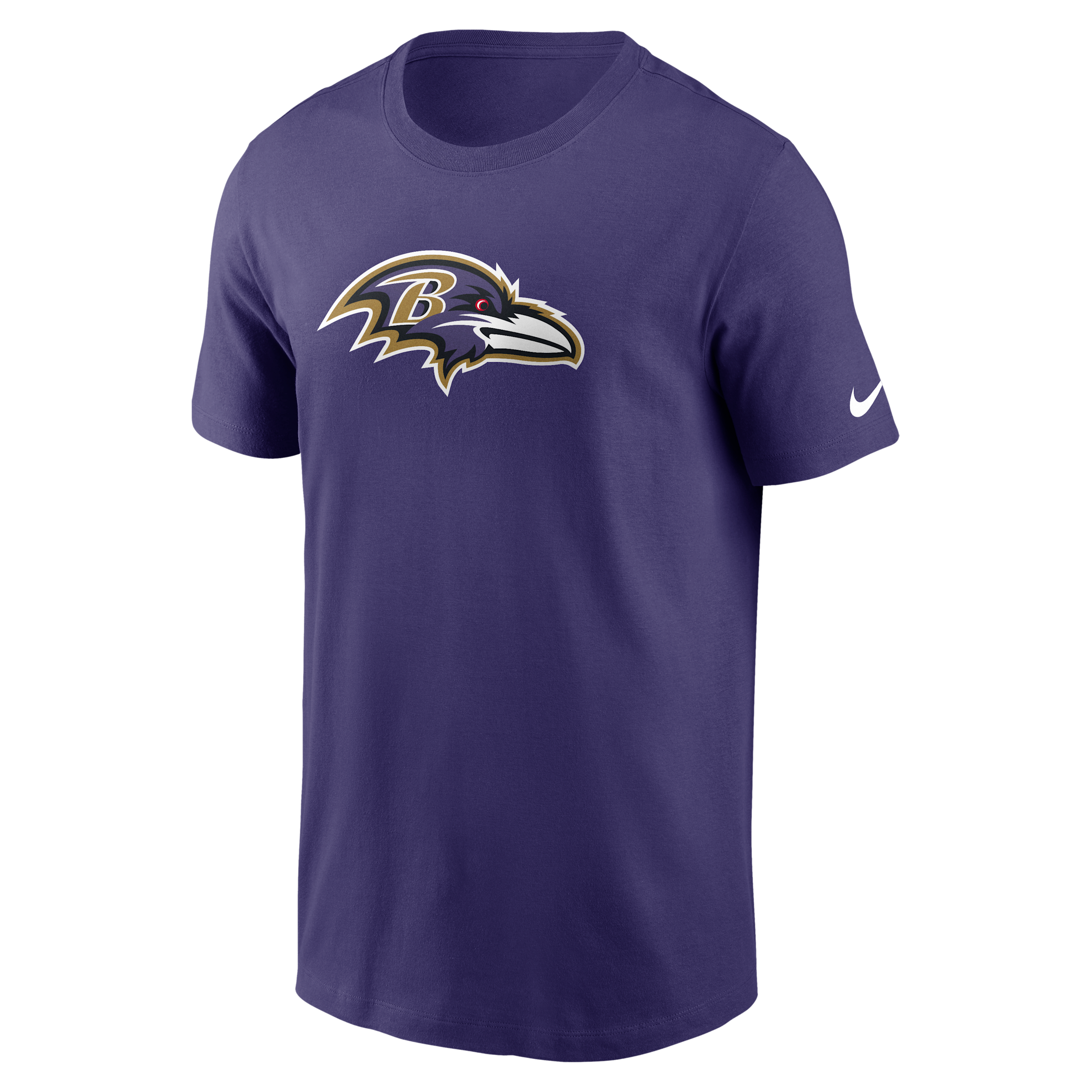 Baltimore Ravens Logo Essential Nike Men's NFL T-Shirt in Purple | N19952M8G-UXR