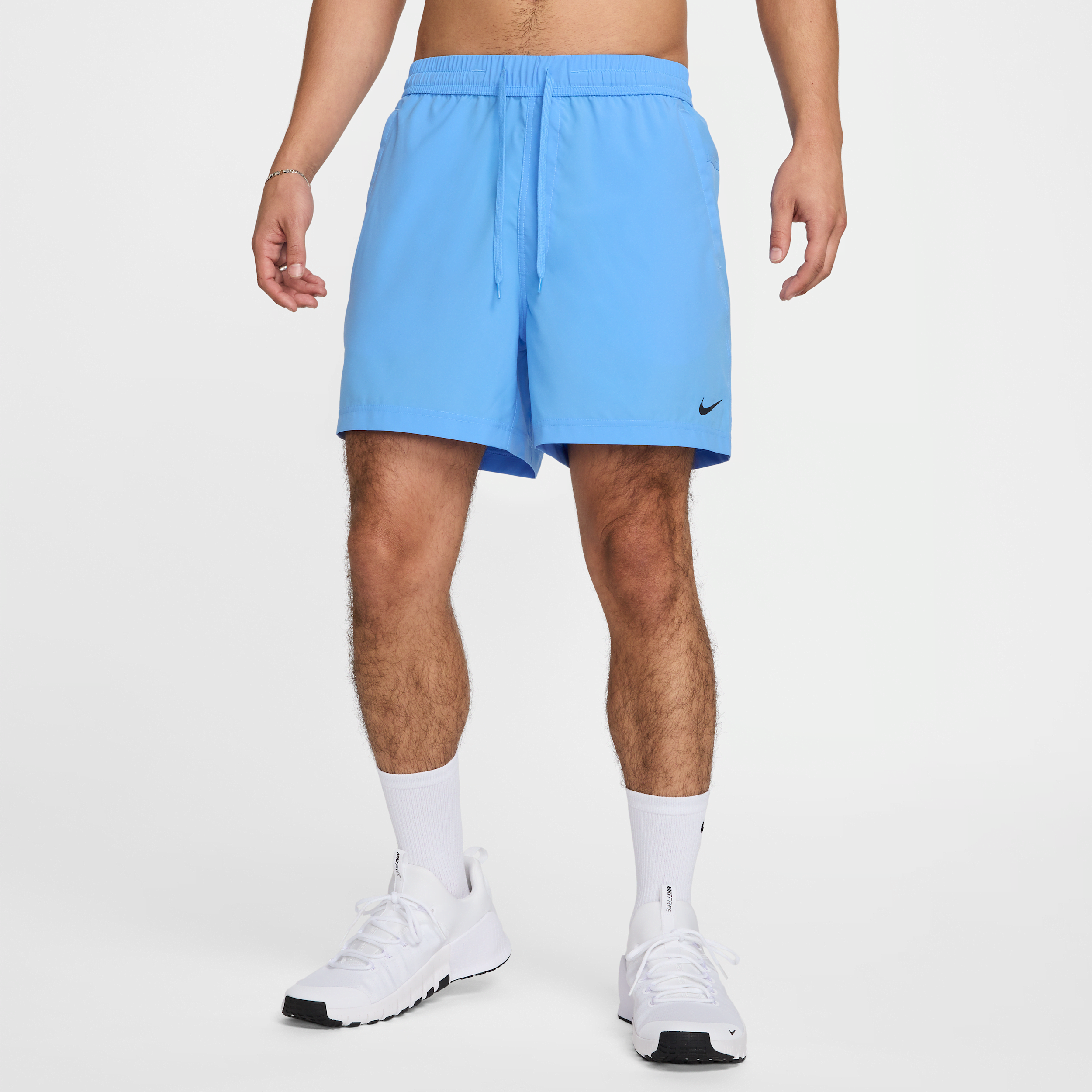 Nike Men's Form Dri-fit 5" Unlined Versatile Shorts In Blue