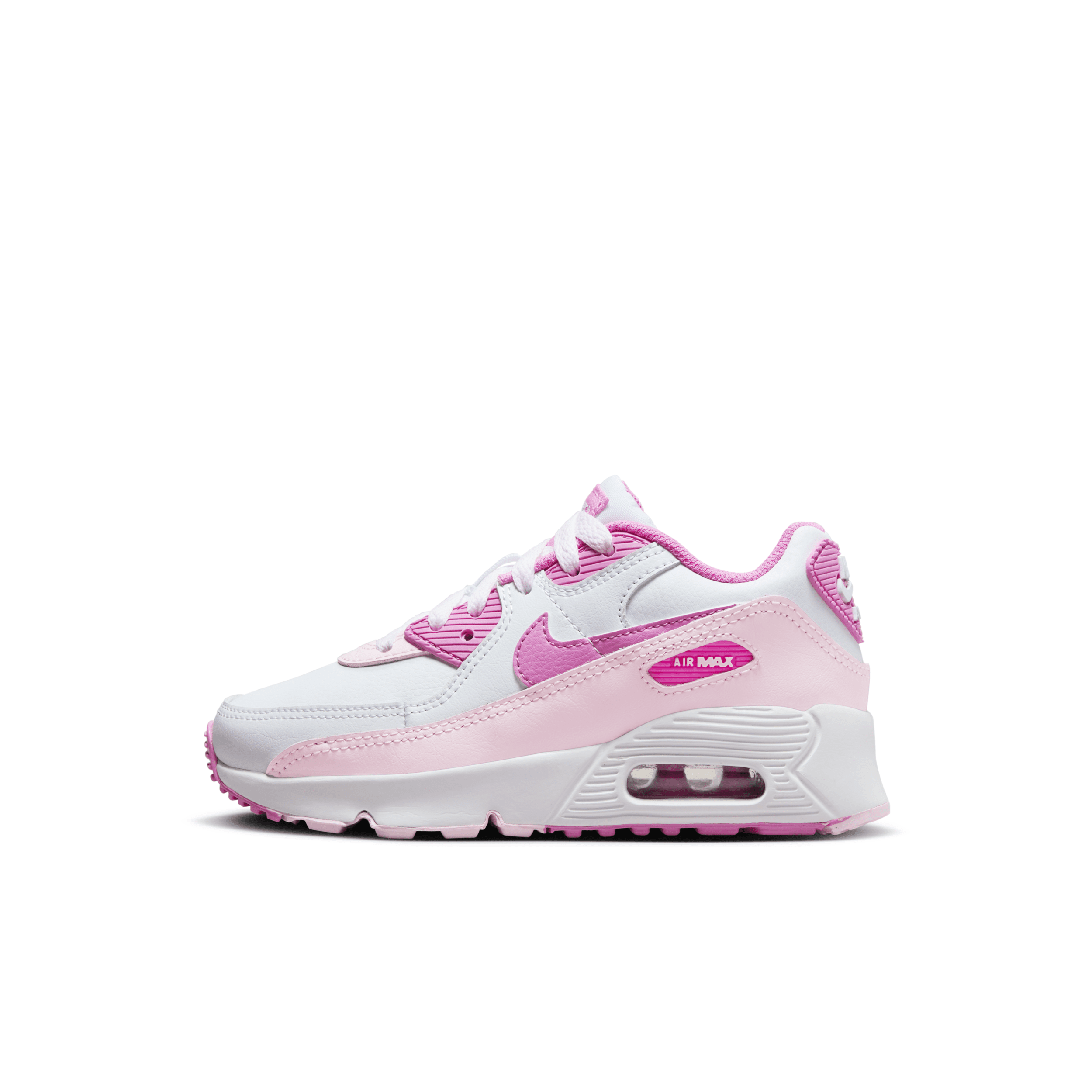 Nike Air Max 90 Little Kids' Shoes In White