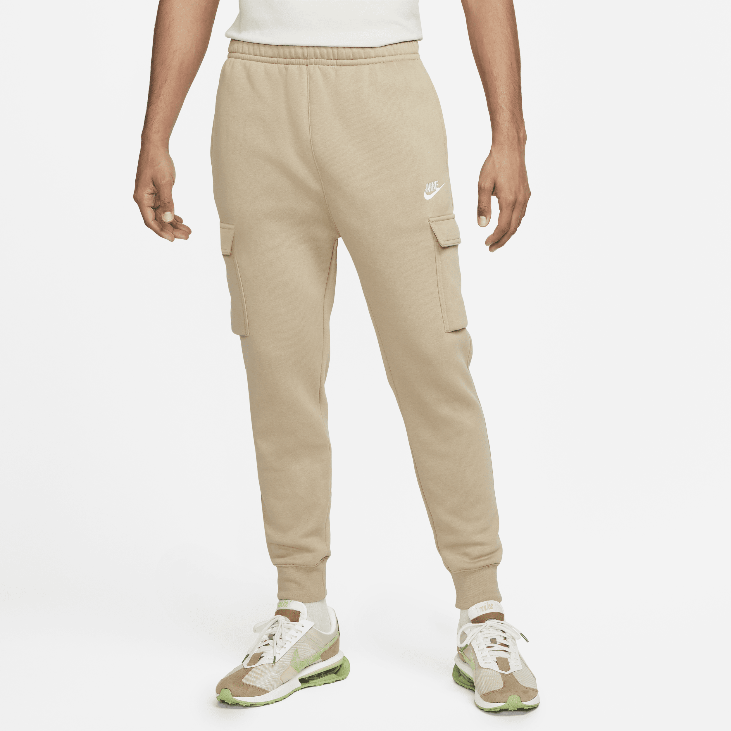Nike Men's Sportswear Club Fleece Cargo Pants In Brown