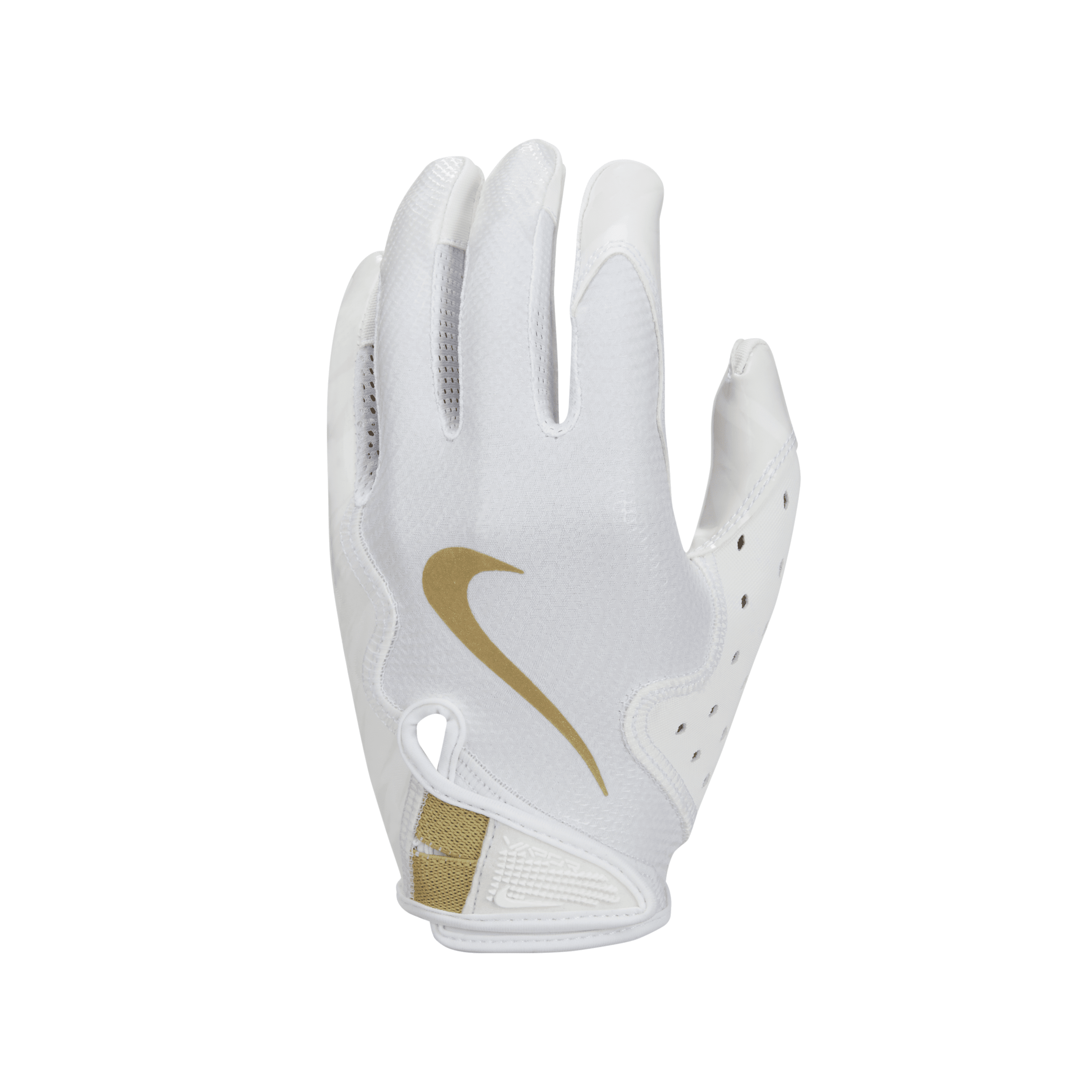 Nike Vapor Jet 8.0 Girls' Football Gloves in White, Size: Small | N1010837-168