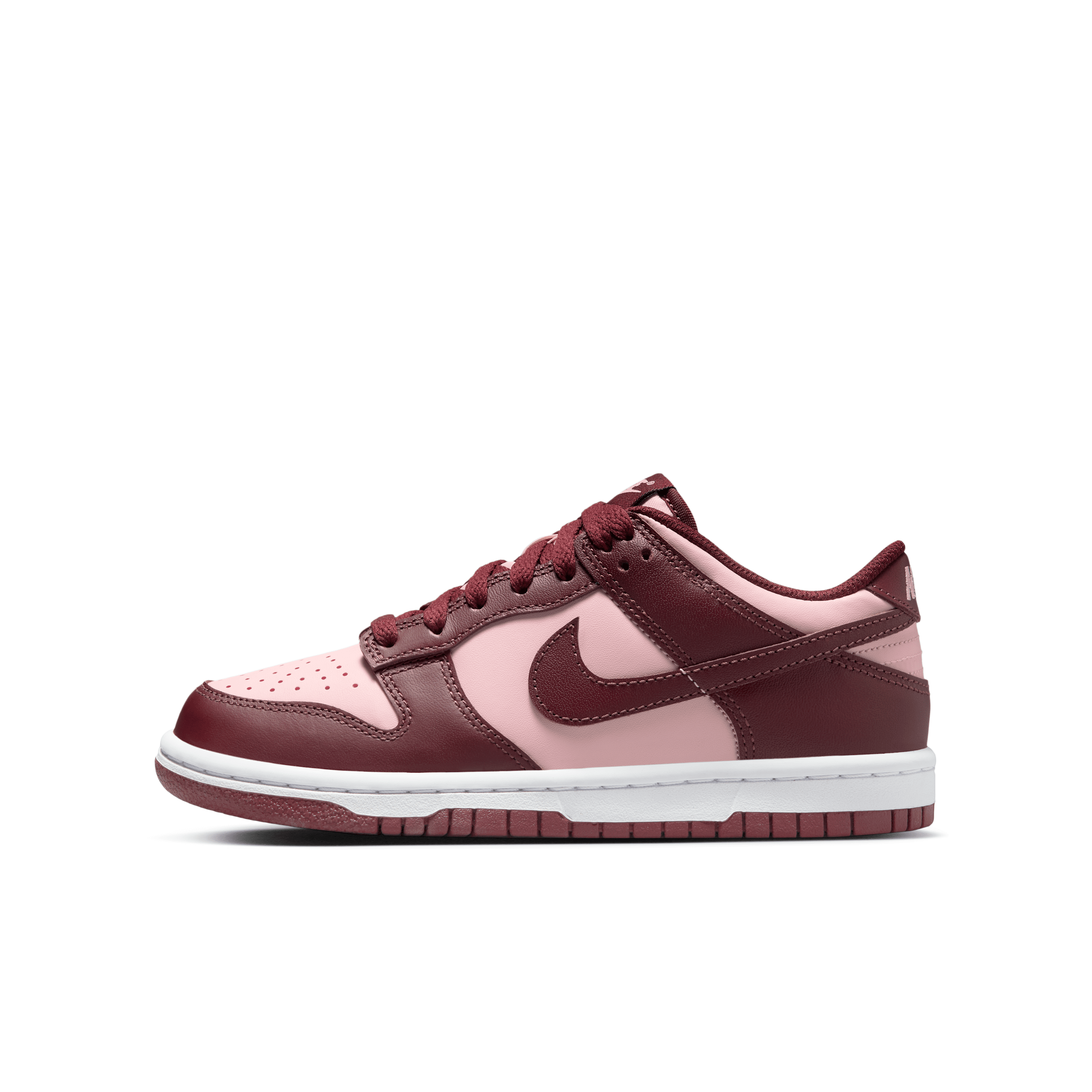 Nike Dunk Low Big Kids' Shoes In Red