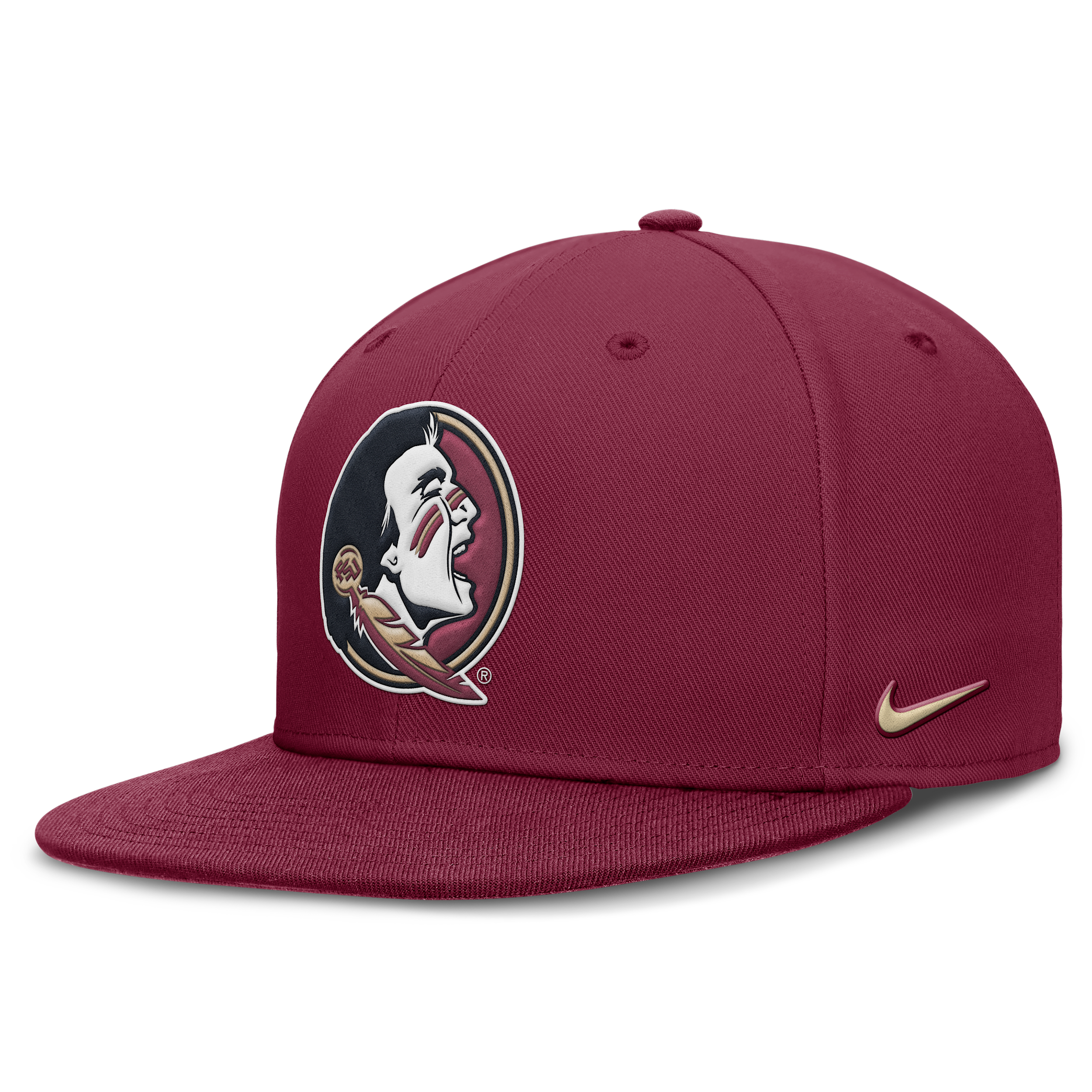 Nike Men's Garnet Florida State Seminoles On-field Pro Fitted Hat In Red