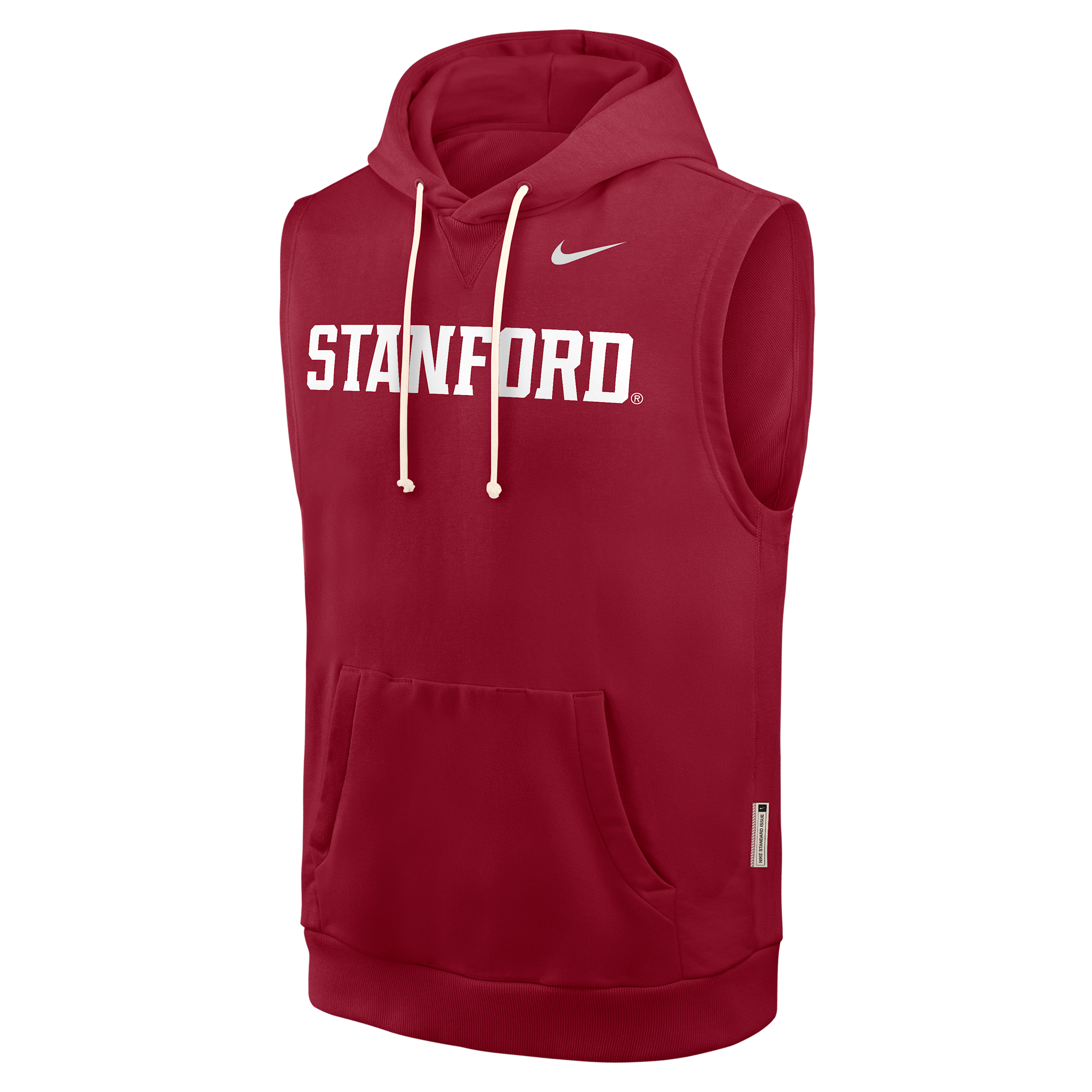Stanford Sideline Nike Men's Dri-FIT College Sleeveless Pullover Hoodie in Red | 03B469WSDN-65K