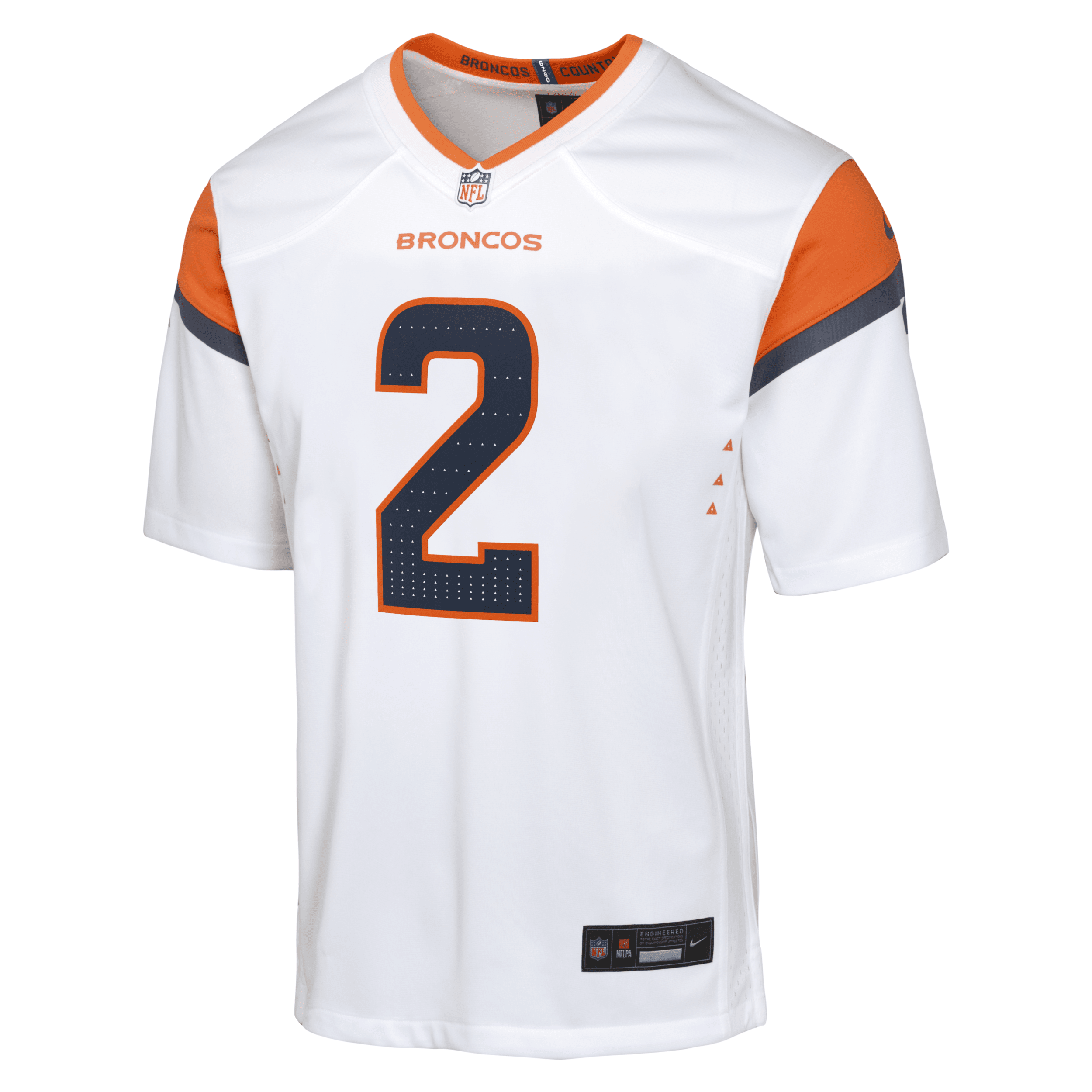 Nike Patrick Surtain Ii Denver Broncos Big Kids' Nfl Game Jersey In White