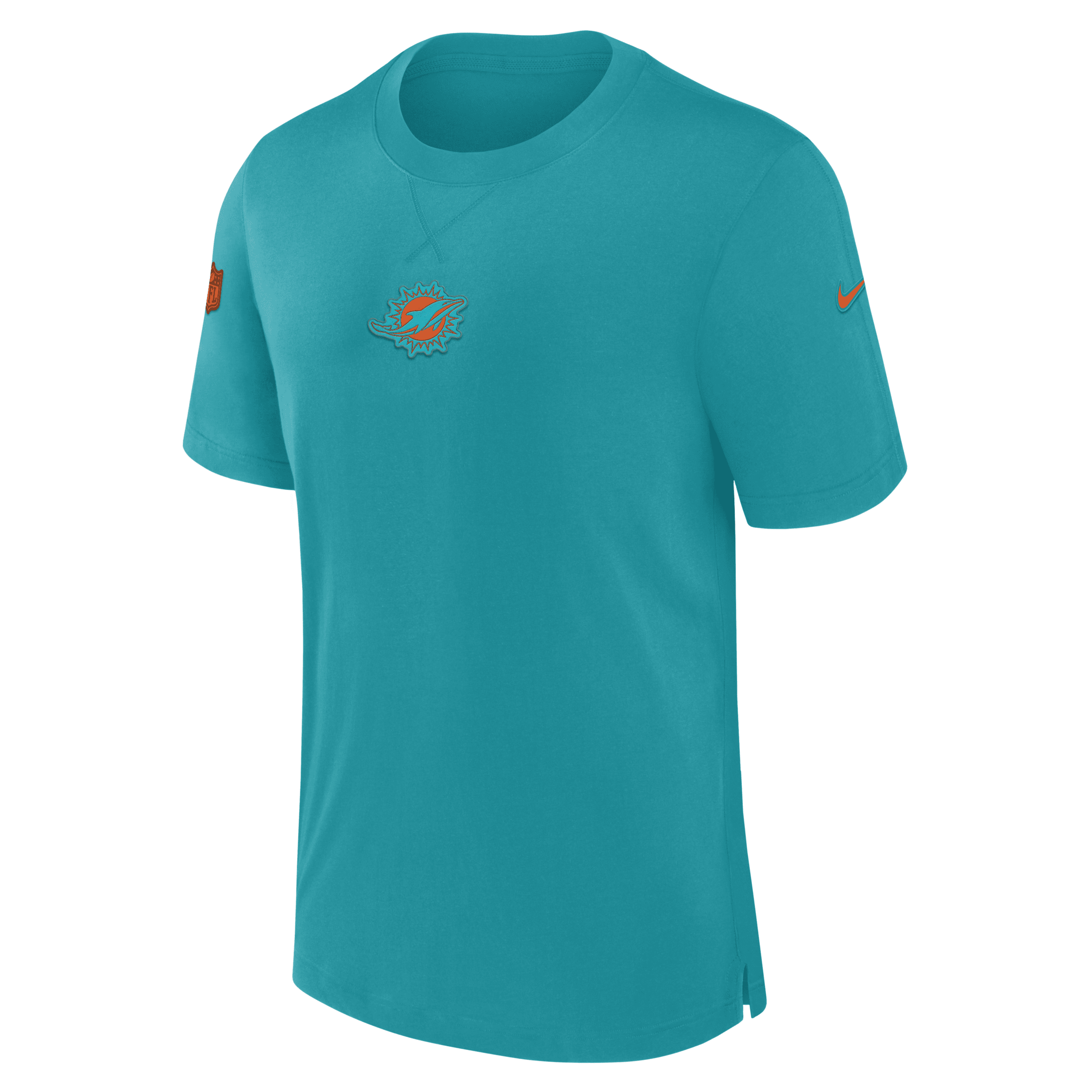 Nike Miami Dolphins Sideline Menâ€™s Men's Dri-fit Nfl Top In Blue