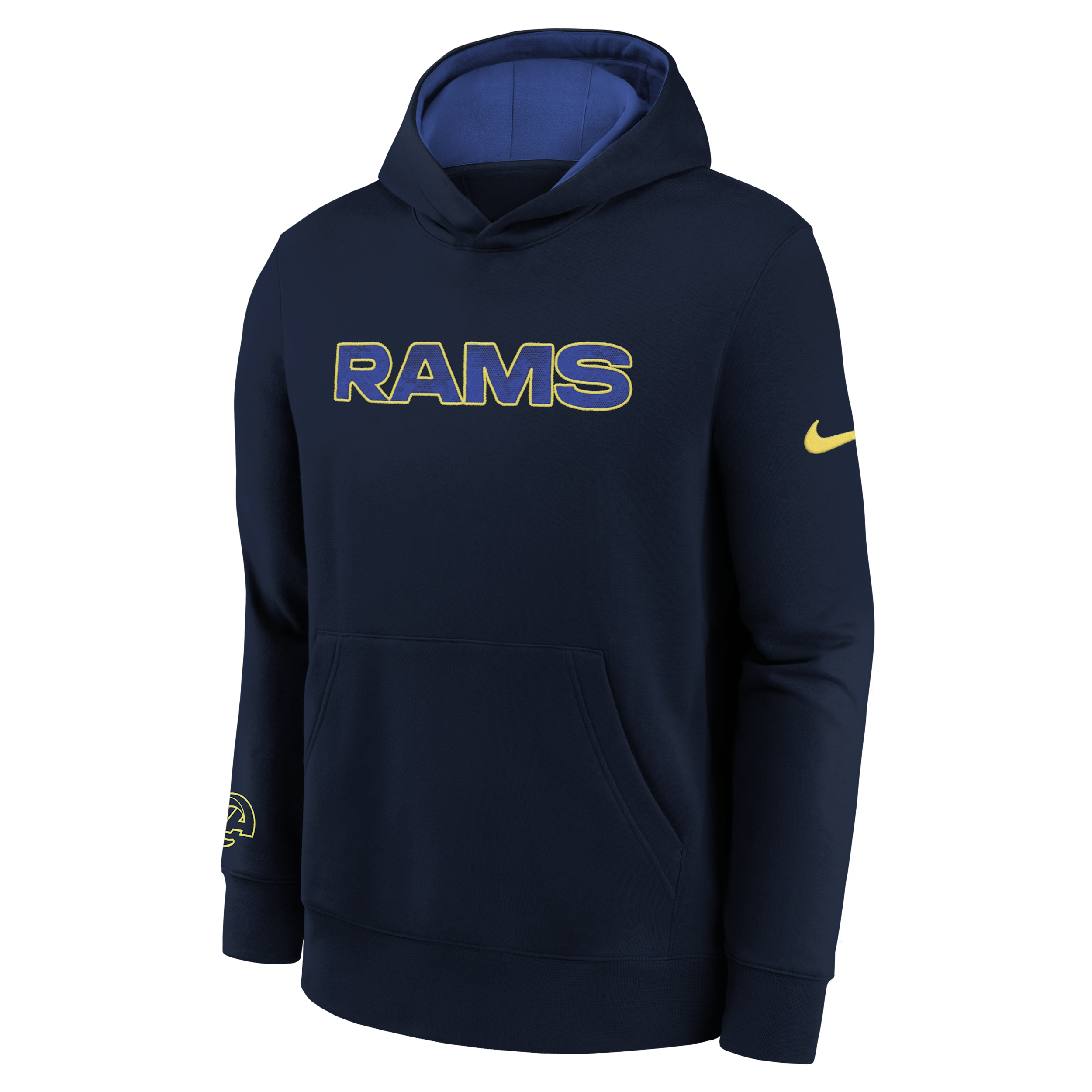 Nike Los Angeles Rams Rivalry Club Big Kids'  Nfl Pullover Hoodie In Blue