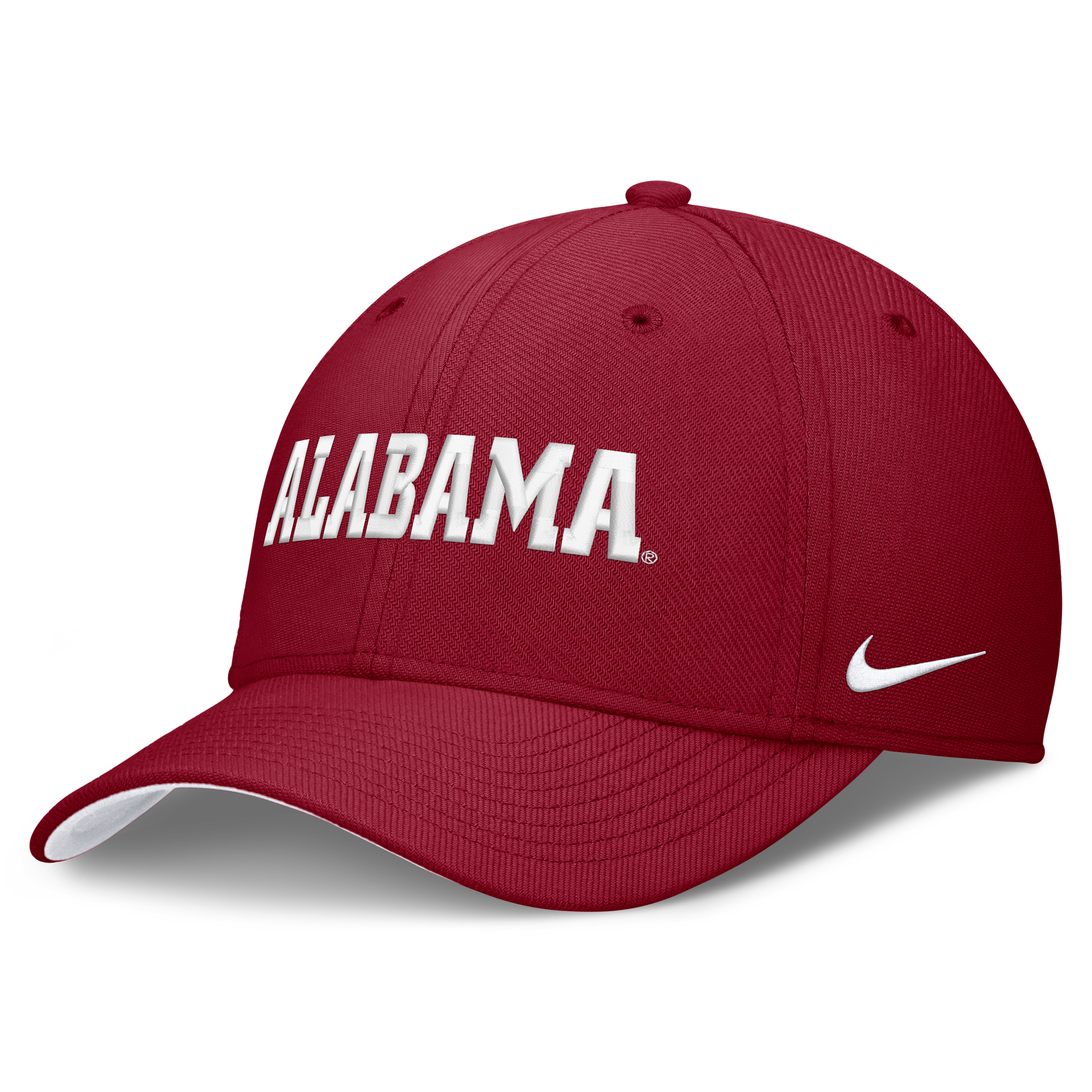 Alabama Classic Swooshflex Nike Men's Dri-FIT College Hat in Red | NC0369WABN-X2E