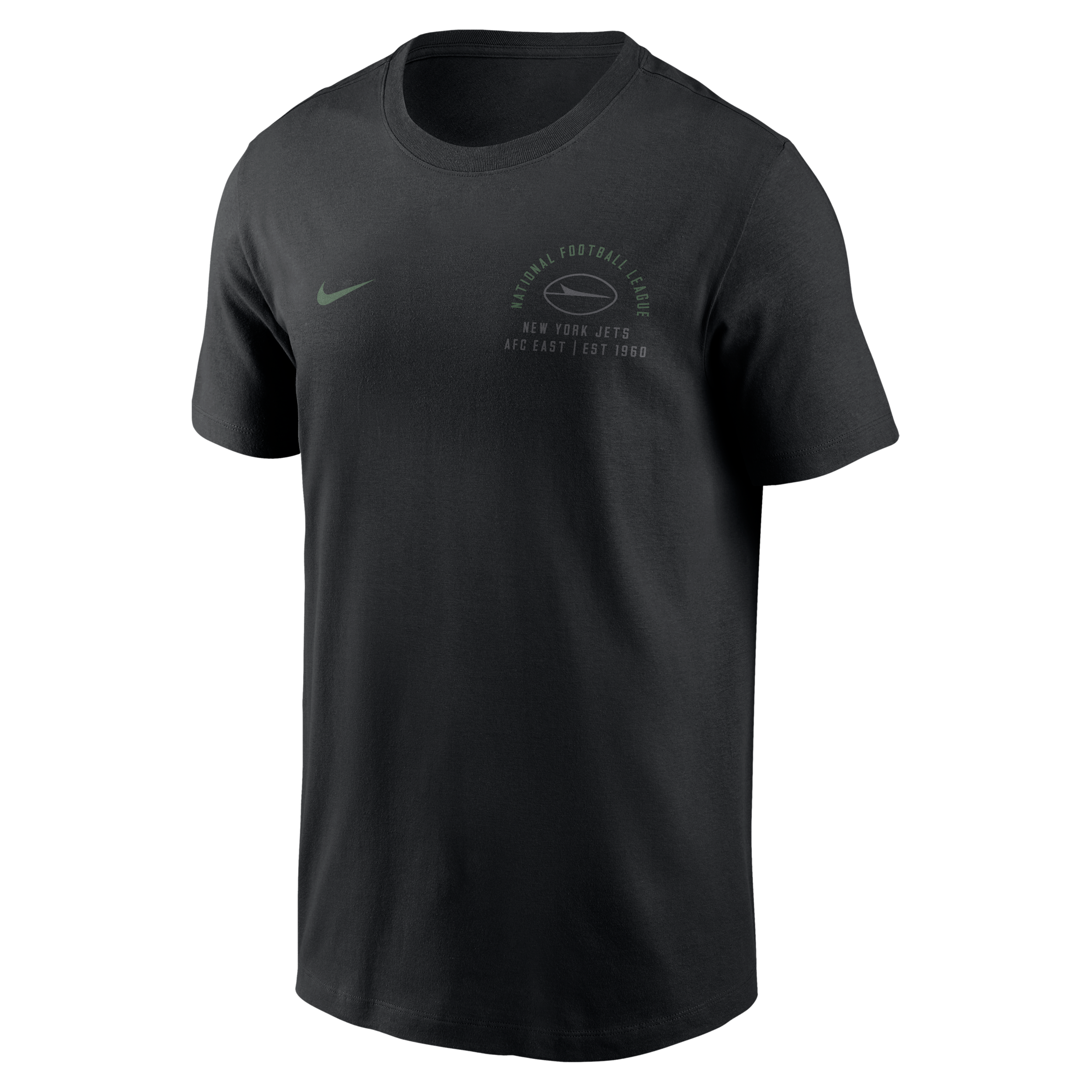 New York Jets Essential Nike Men's NFL T-Shirt in Black | N19900A72-PNG