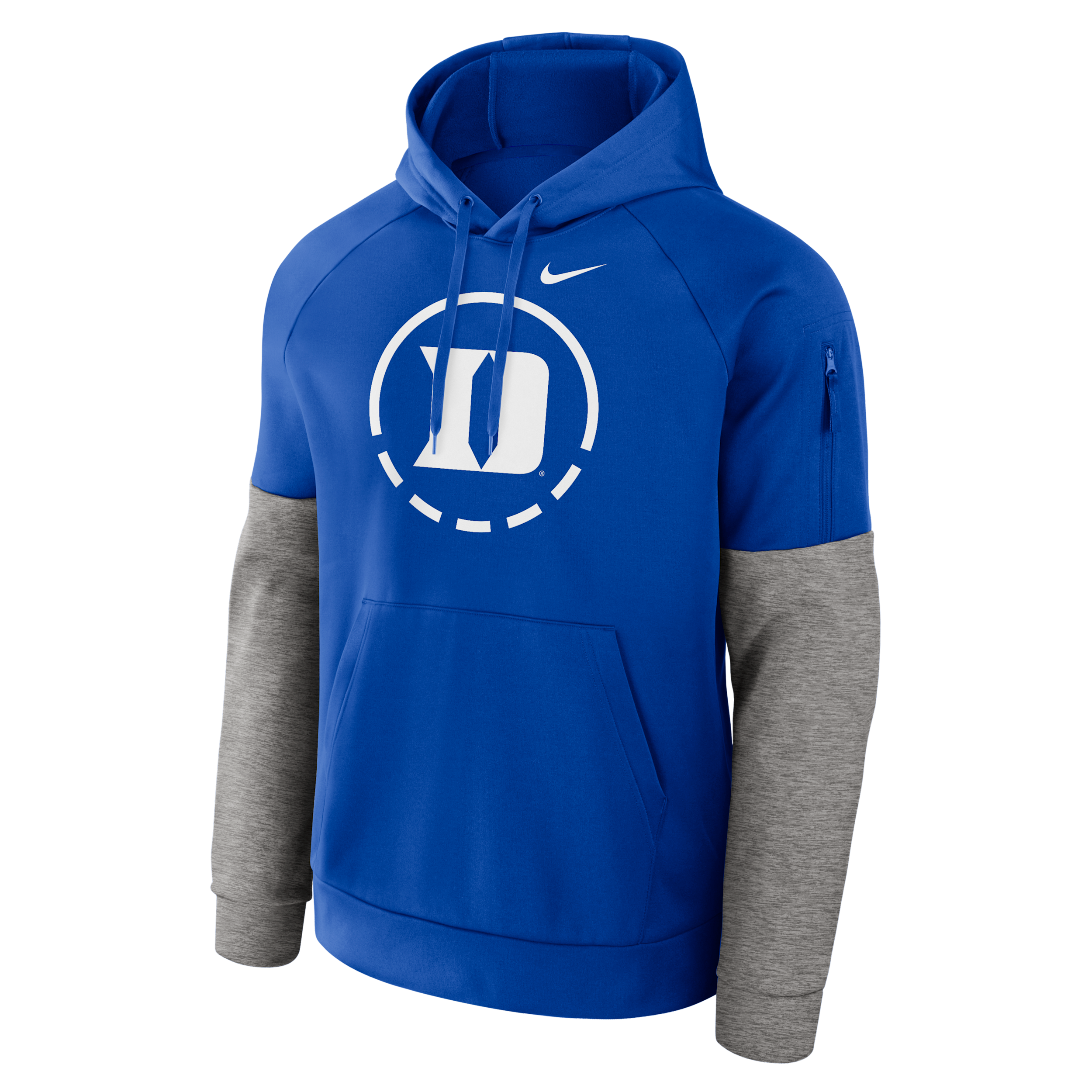 Duke Primetime Nike Men's Therma-FIT College Pullover Hoodie in Blue | 02V6021NDU-7EC