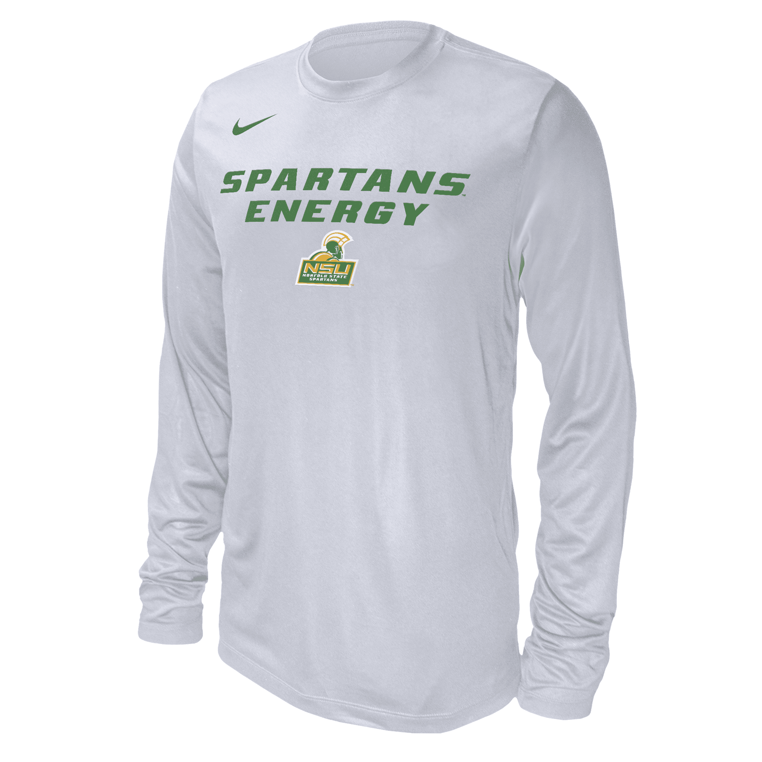 Nike Norfolk State  Men's College Long-sleeve T-shirt In White