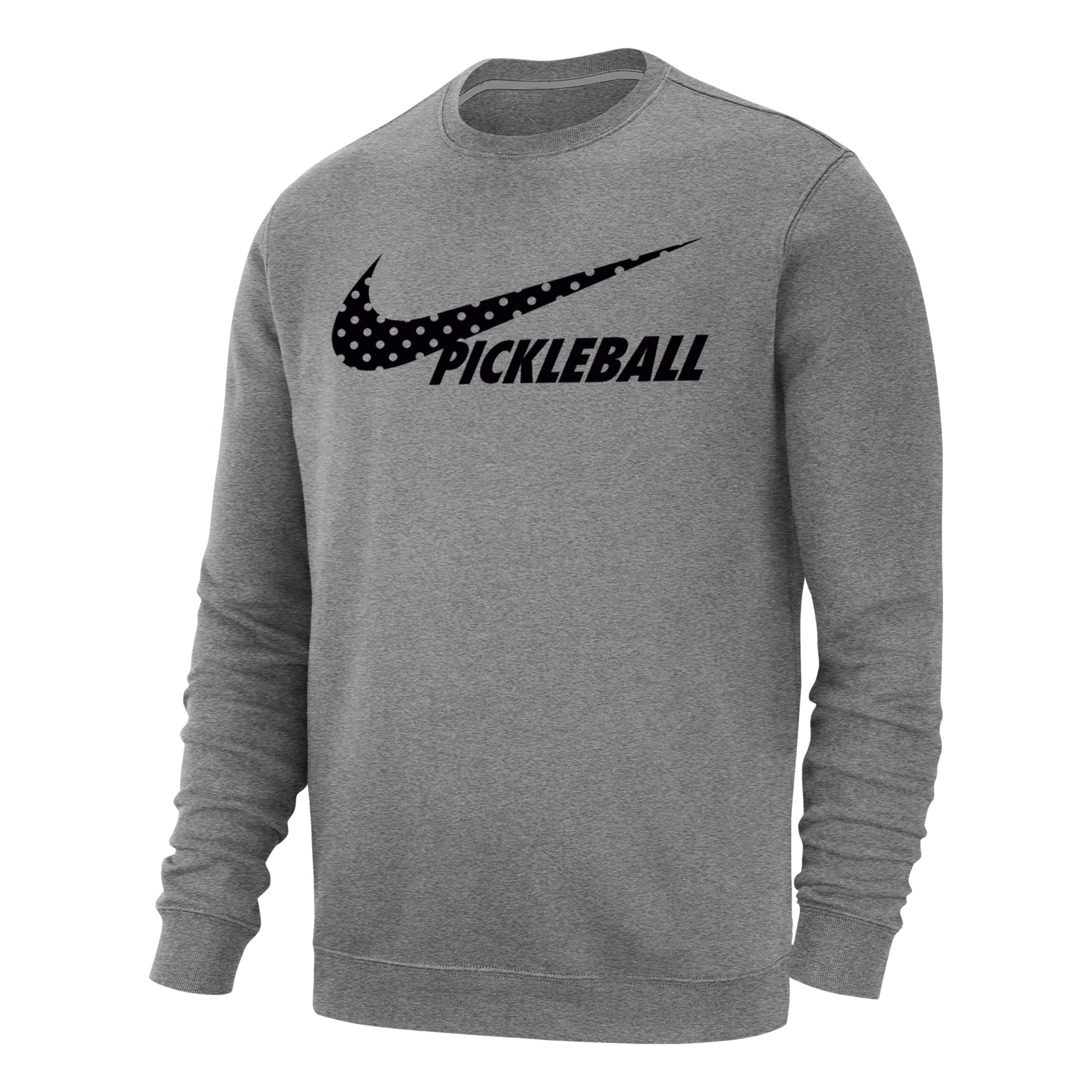 Nike Men's  Sportswear Club Fleece Pickleball Sweatshirt In Grey