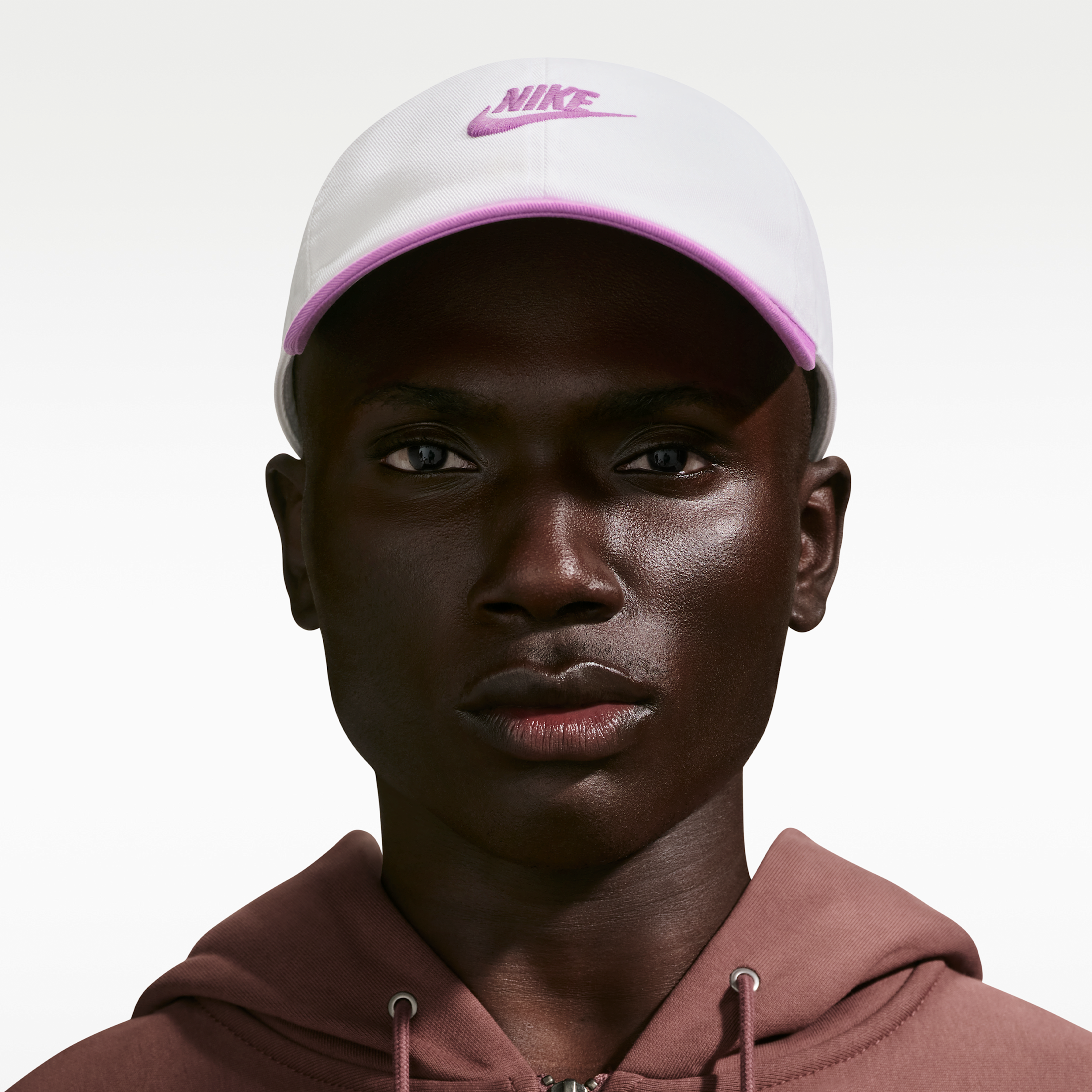 Nike Unisex Club Unstructured Futura Wash Cap in White | FB5368-103