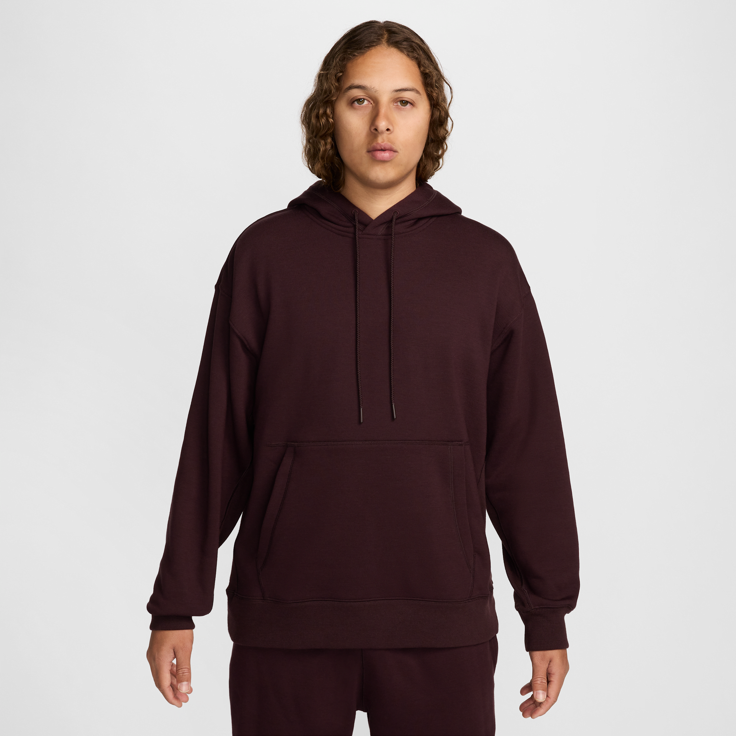Nike Unisex Wool Classic Hoodie In Brown