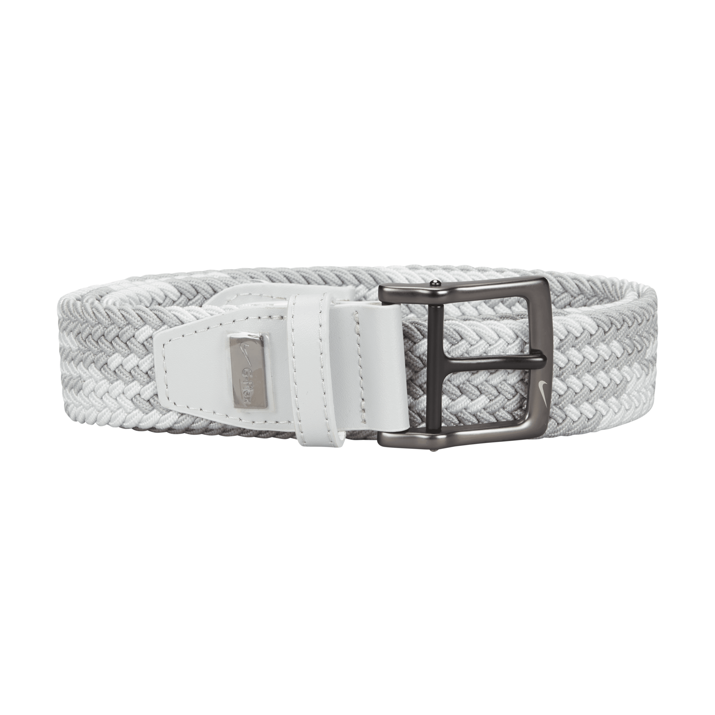 Nike Men's G-flex Stretch Woven Belt In White