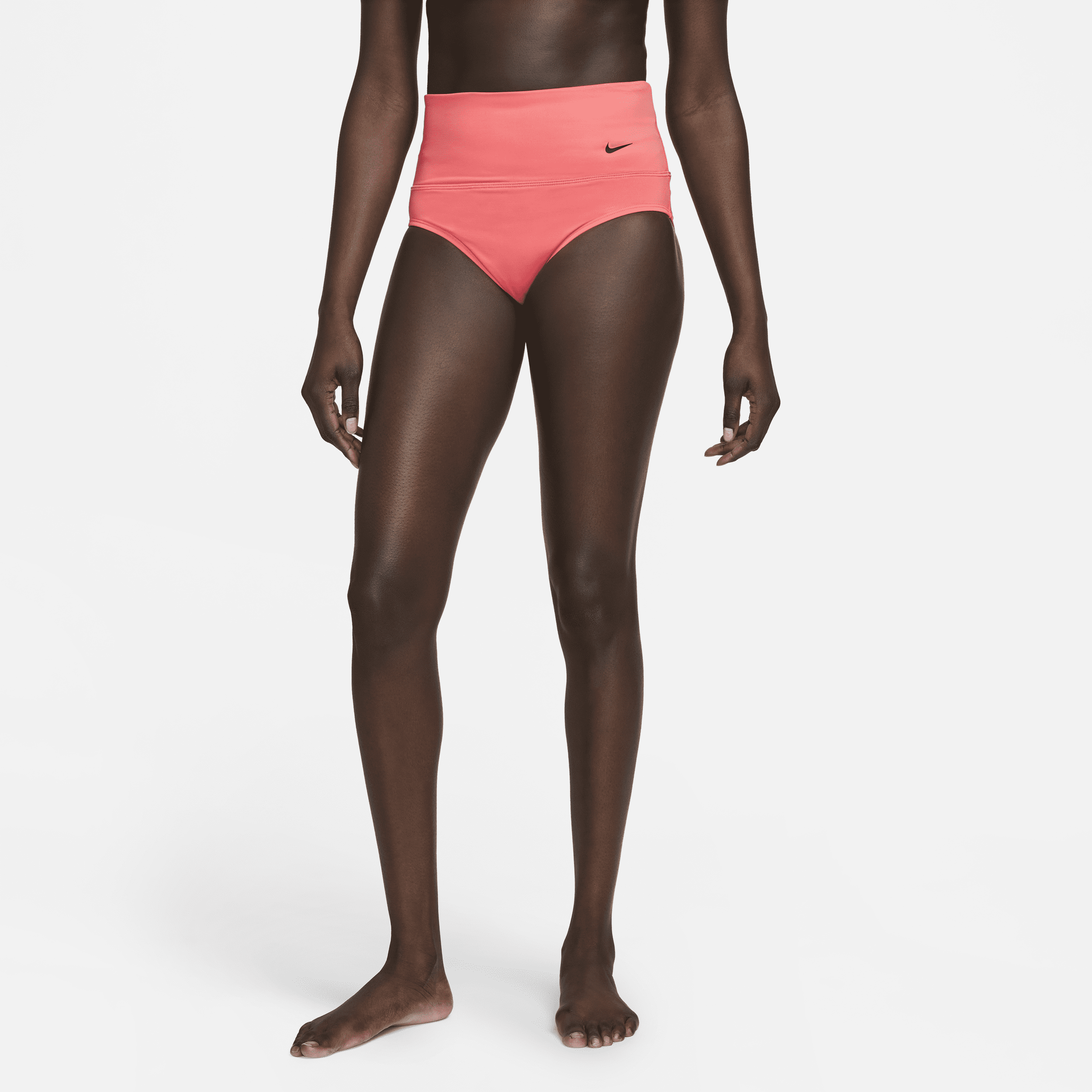 Nike Women's Essential High-waisted Swim Bottoms In Pink