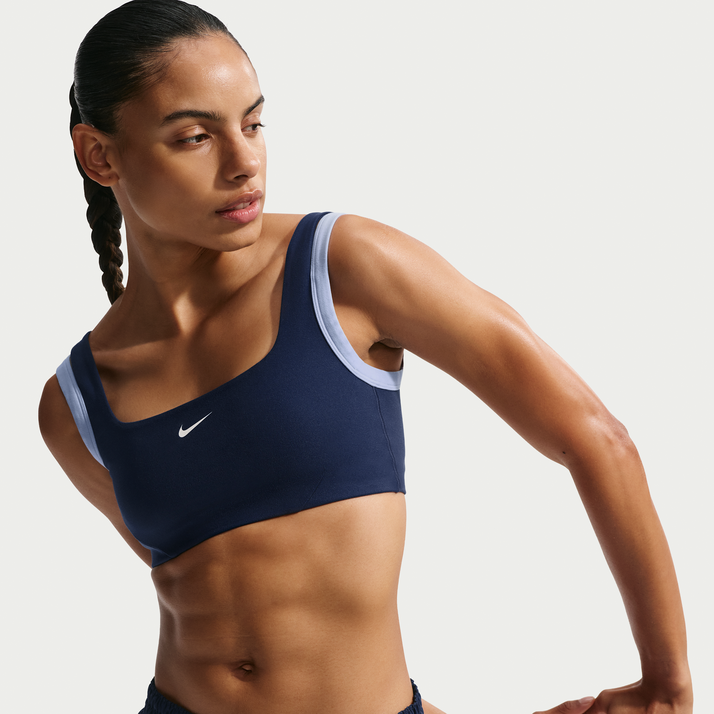 Nike Women's One Light-Support Sports Bra in Blue | IR1956-411