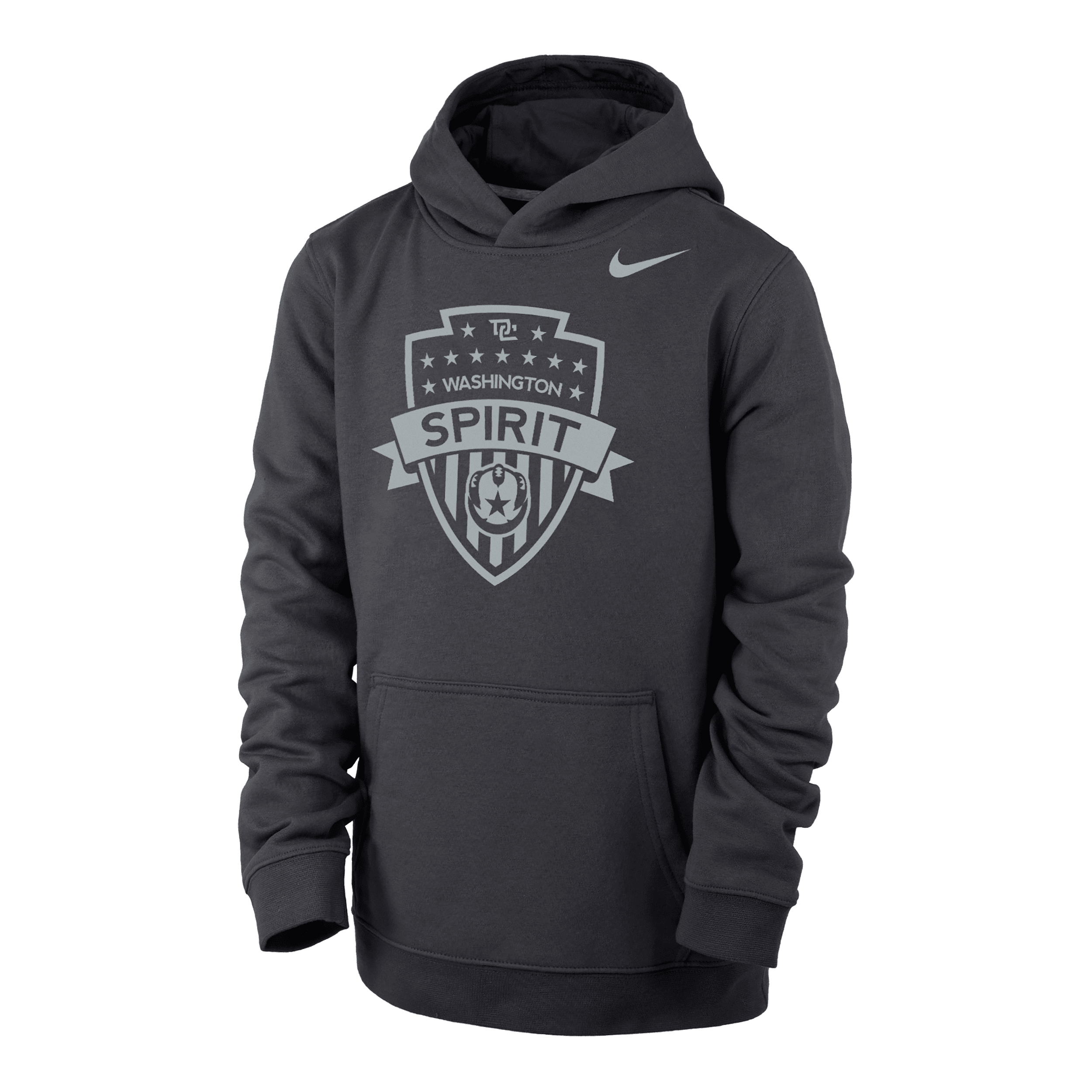 Nike Washington Spirit Club Fleece Big Kids' (boys')  Soccer Hoodie In Grey