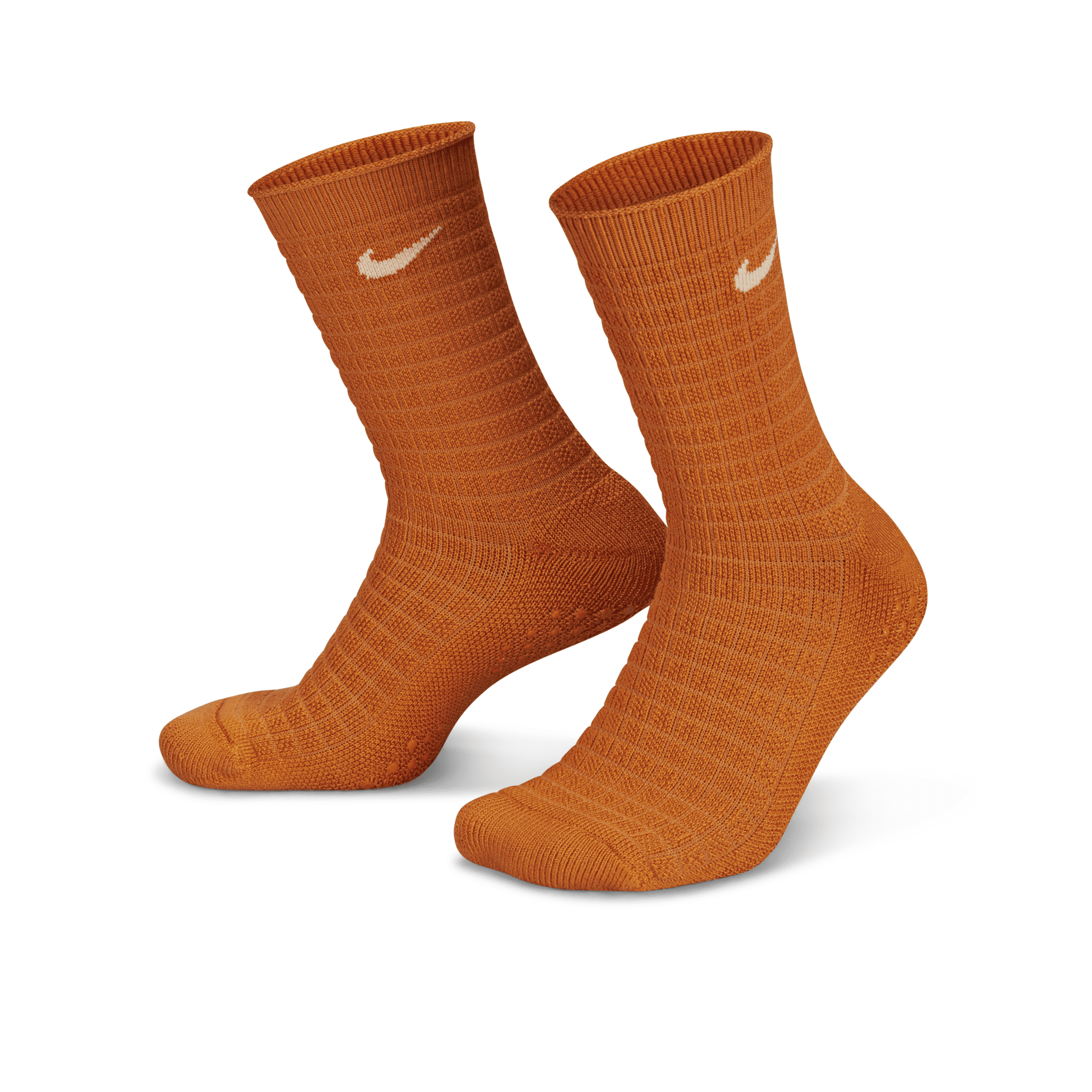 Nike Unisex Dri-fit Everyday House Crew Socks (1 Pair) In Orange