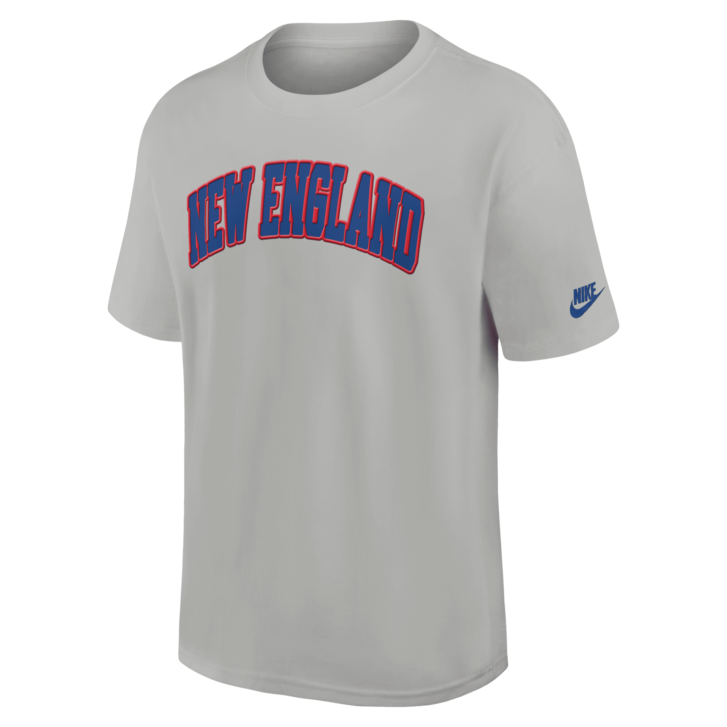 Nike New England Patriots Rewind Statement Max90  Men's Nfl T-shirt In Grey