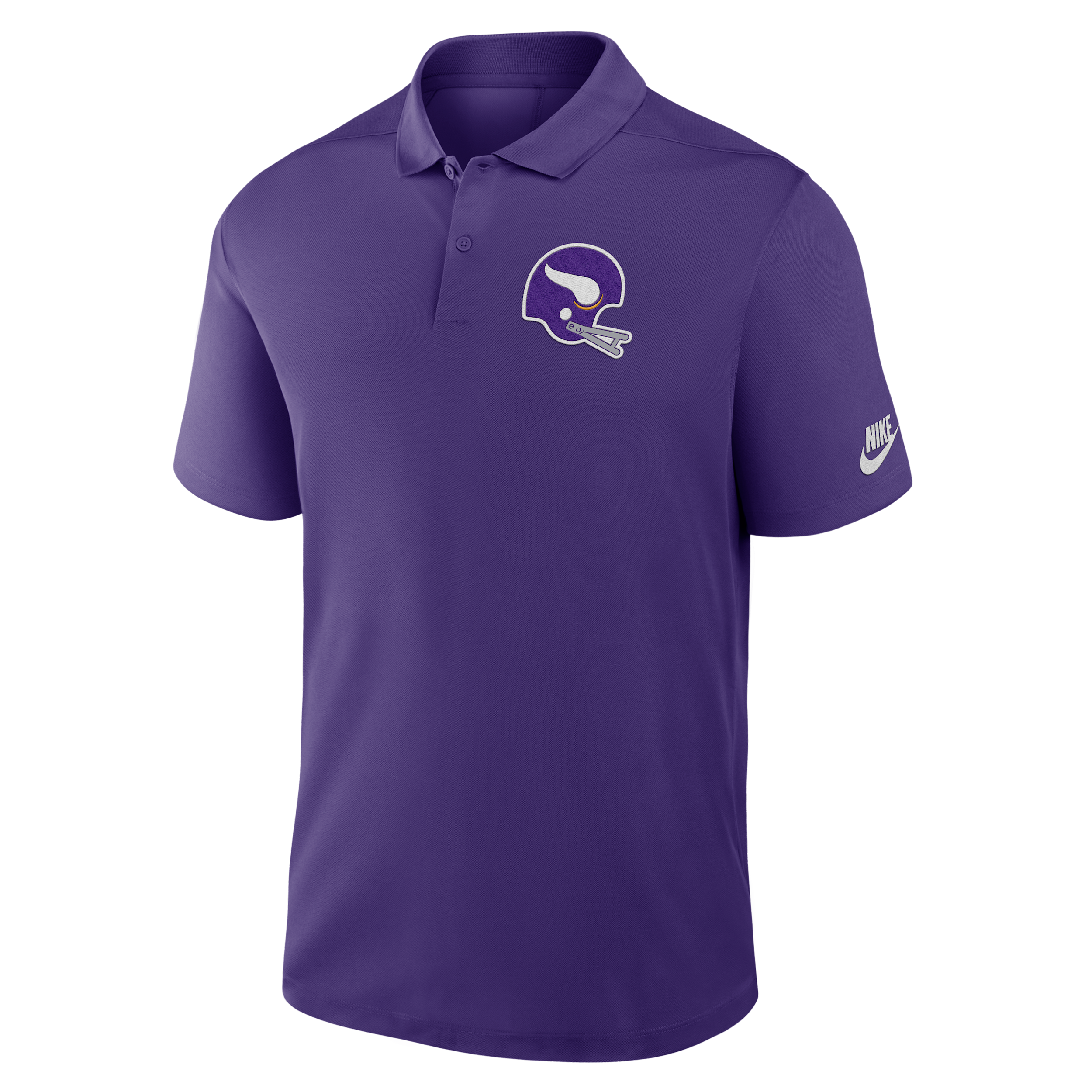 Nike Minnesota Vikings Rewind Victory Men's Dri-fit Nfl Polo In Purple