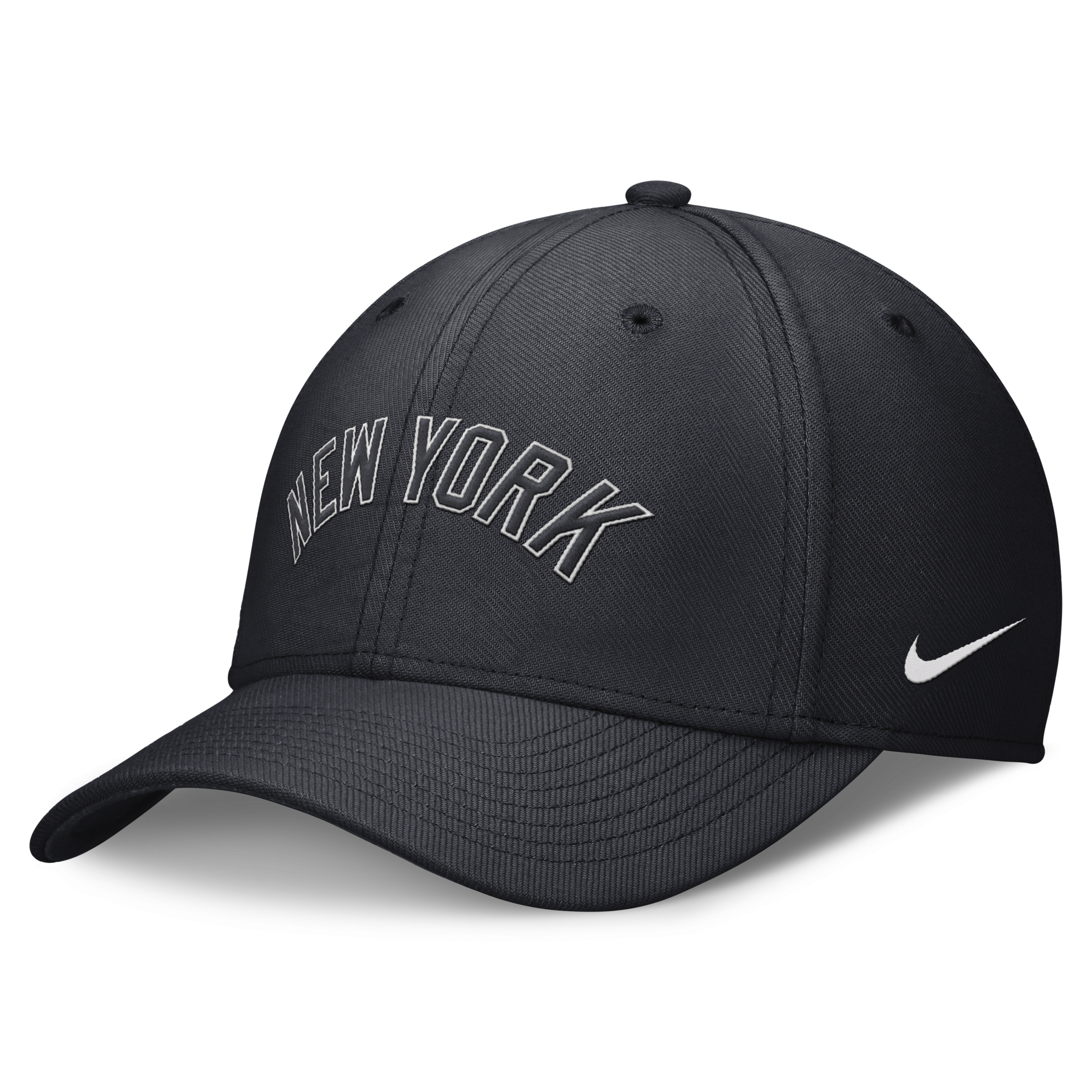 Shop Nike New York Yankees Primetime Swoosh  Men's Dri-fit Mlb Hat In Blue