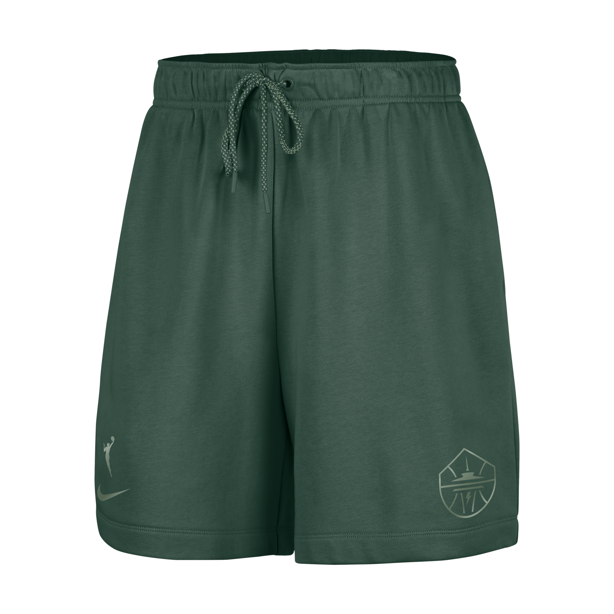 Nike Seattle Storm  Women's Wnba 6" Fleece Shorts In Green