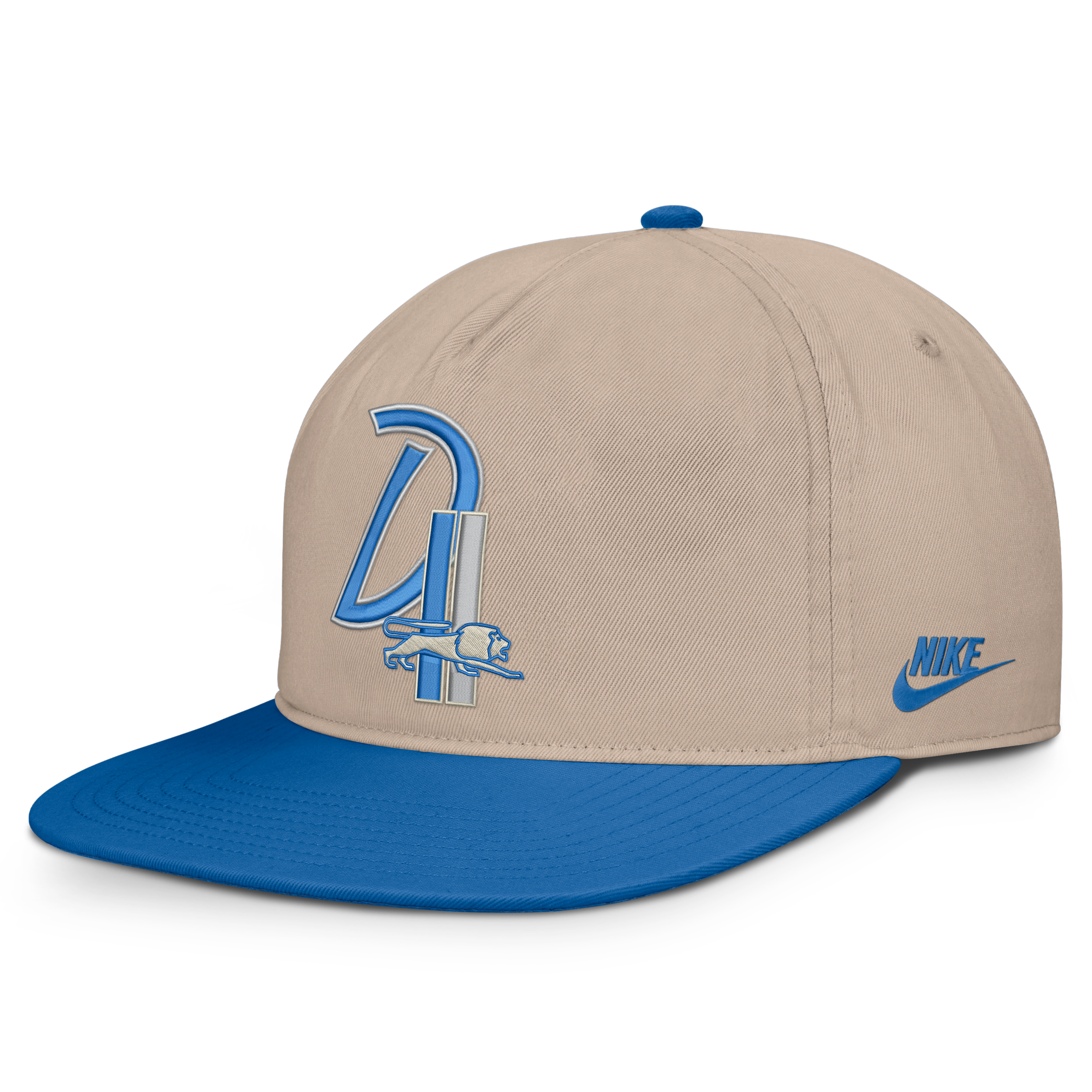 Detroit Lions Rewind Pro Nike Men's NFL Adjustable Hat in Brown | NF570J2Z9SV-SF5